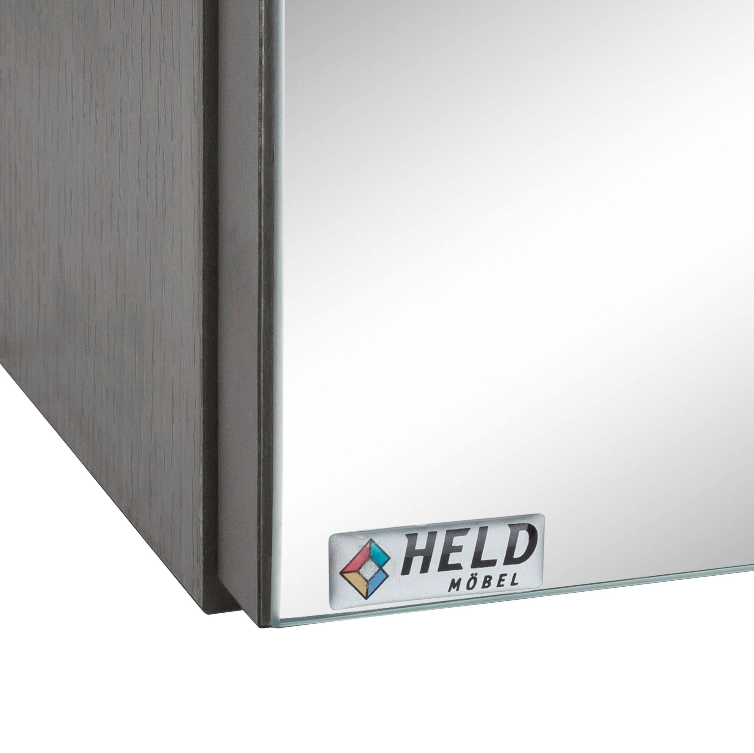 welltime Spiegelschrank »Lucca«, mit LED Beleuchtung