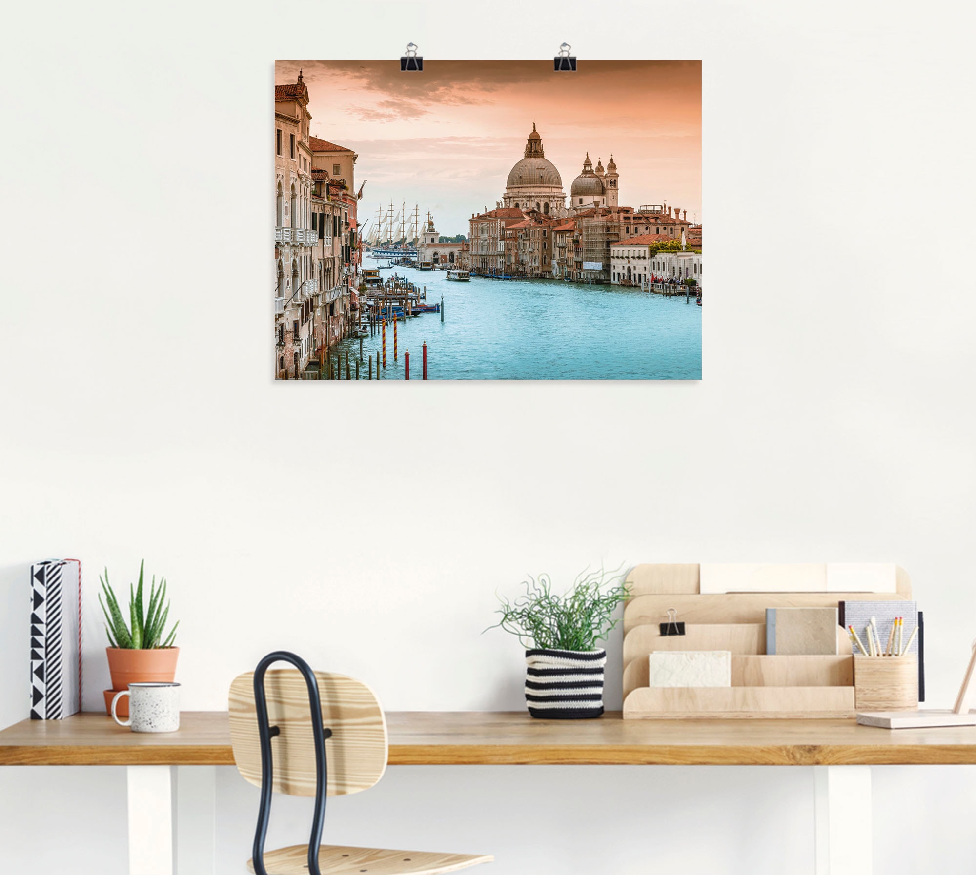 Artland Wandbild »Venedig Canal Grande I«, Italien, (1 St.), als Alubild, Outdoorbild, Leinwandbild, Poster, Wandaufkleber