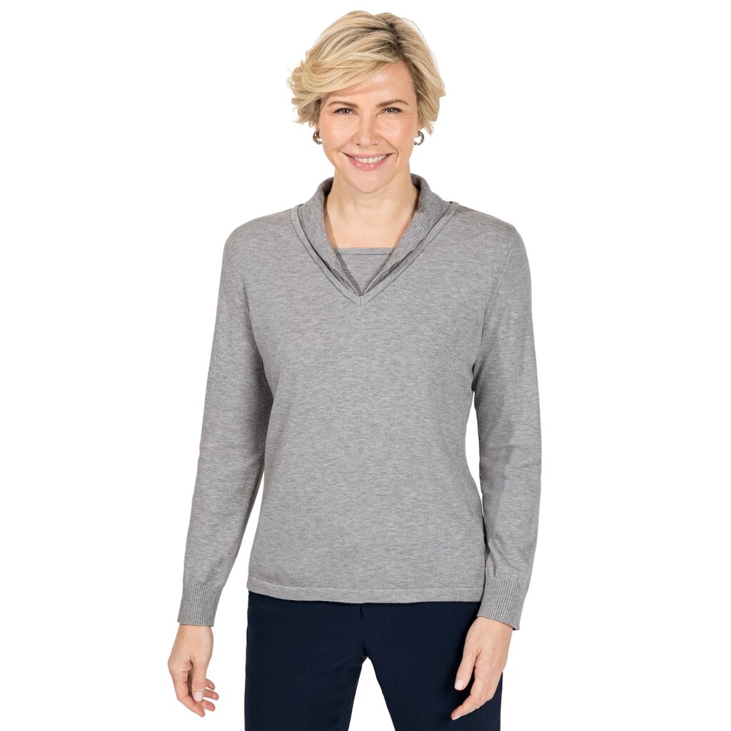 Classic V-Ausschnitt-Pullover »Pullover«