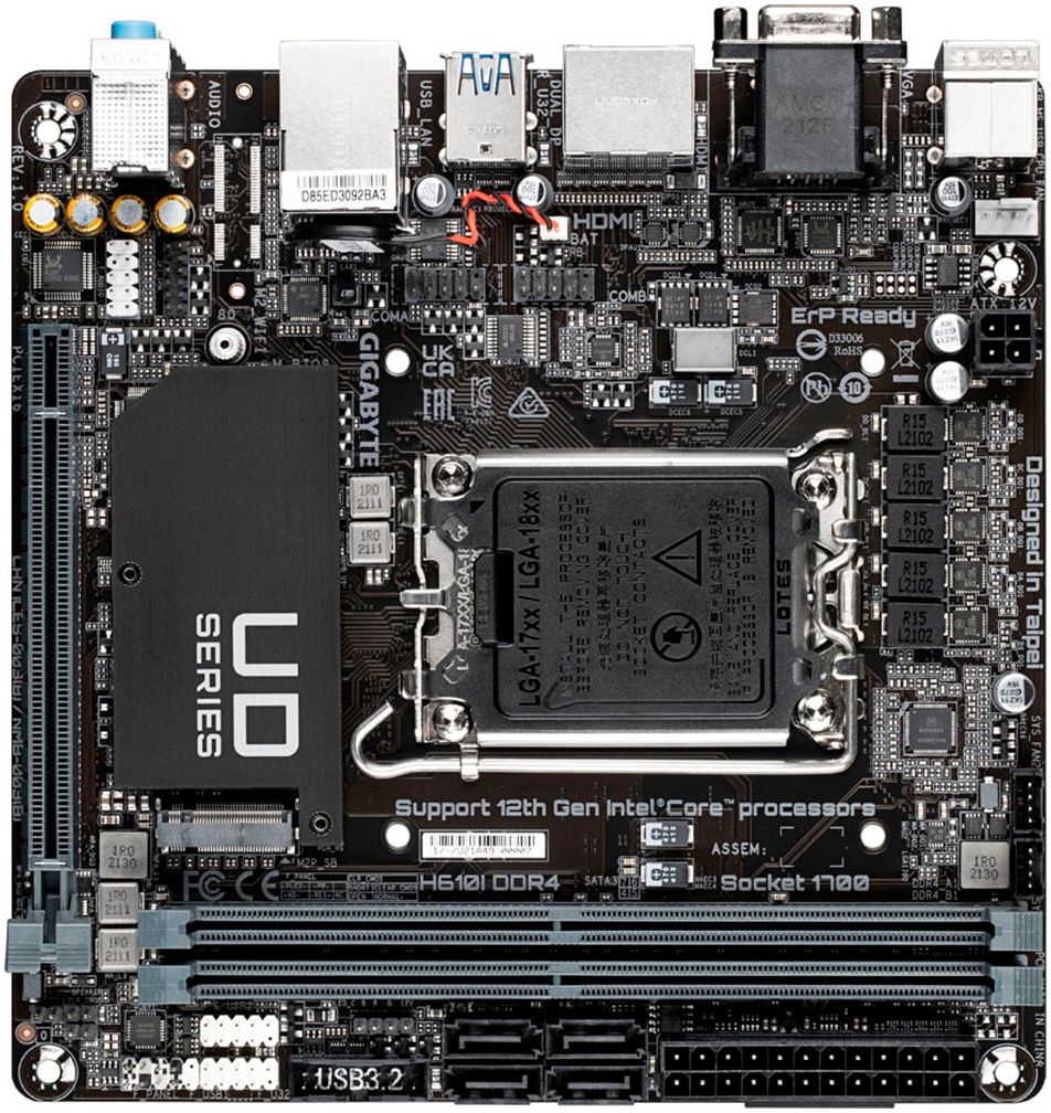 Gigabyte Mainboard »H610I DDR4«