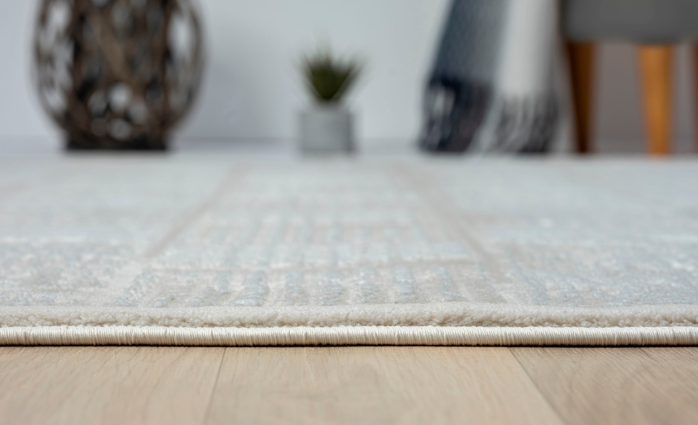 Myflair Möbel & Accessoires Teppich »My House, LAGERRÄUMUNG!«, rechteckig, 10 mm Höhe, Kurzflor, Retro-Style, besonders weich durch Microfaser, mit Fransen
