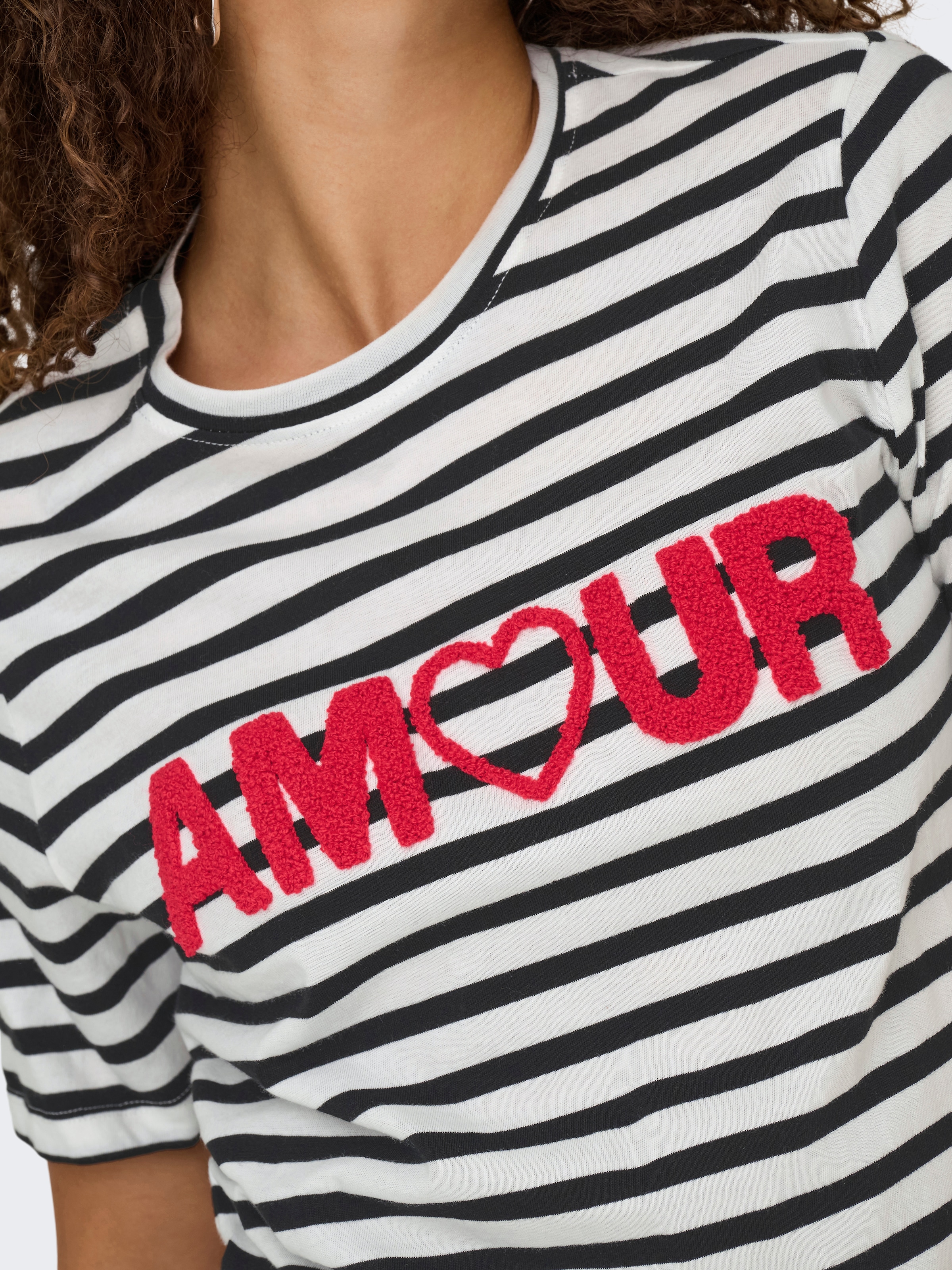 ONLY T-Shirt »ONLKIKO LIFE S/S O-NECK TERRY TOP CS JRS«