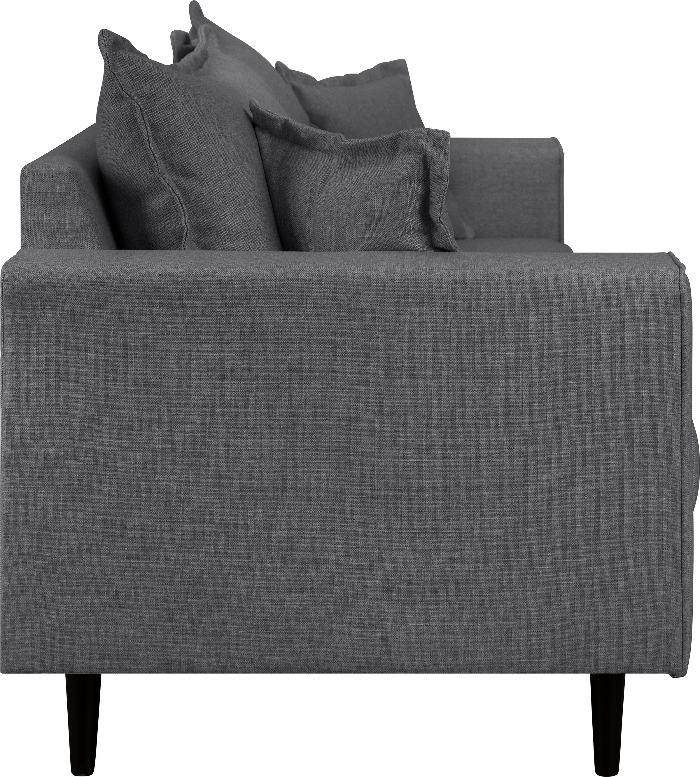 Home affaire 2-Sitzer »VEYRAS, hoher Sitzkomfort, Maße B/T/H: 162/84/76 cm«, mit Wellenunterfederung, incl. Rückenkissen und Zierkissen