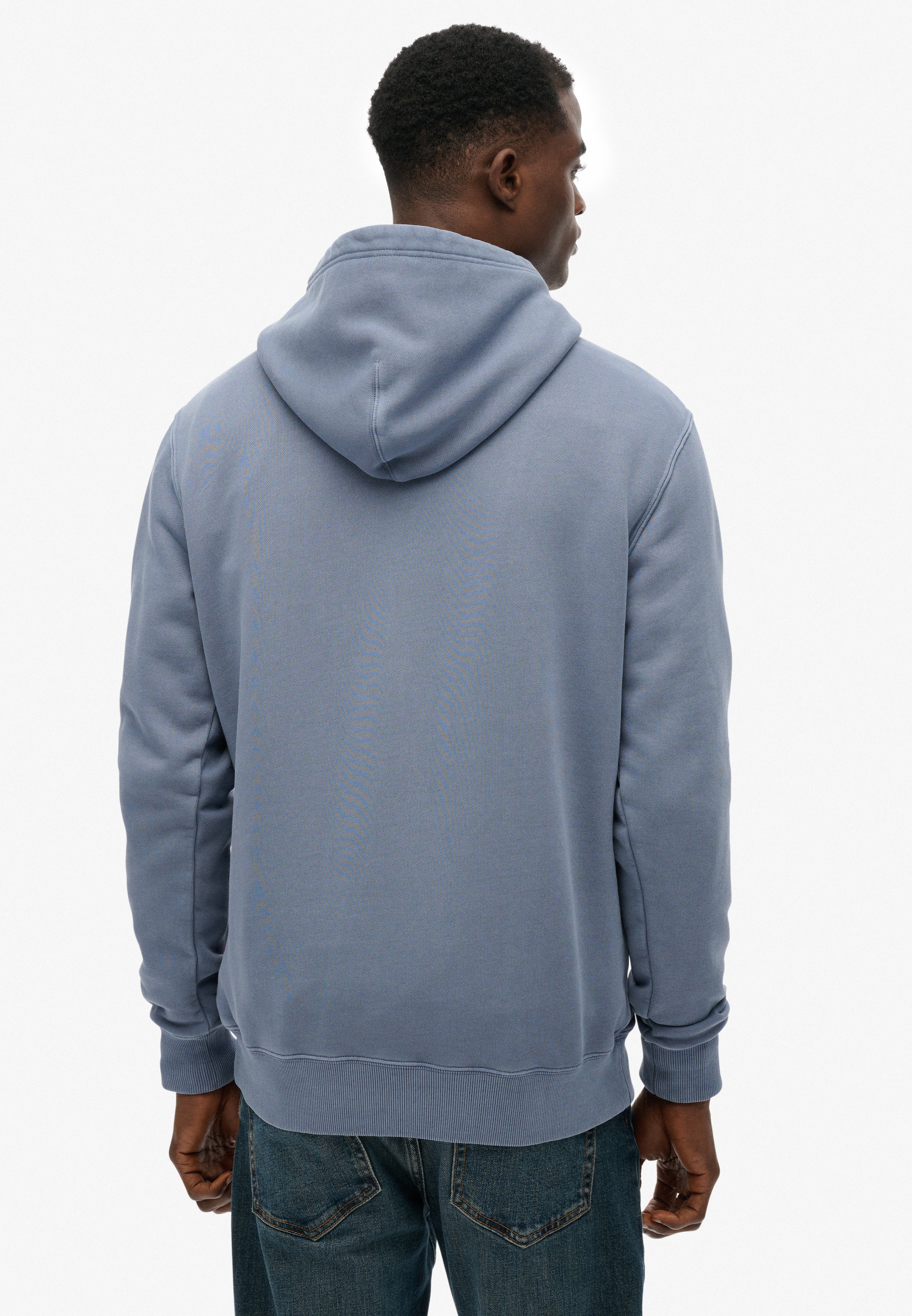 Superdry Kapuzensweatshirt »MICRO LOGO HOOD«, aus Baumwolle und Polyester, Relaxed Fit, angeraute Sweatware

