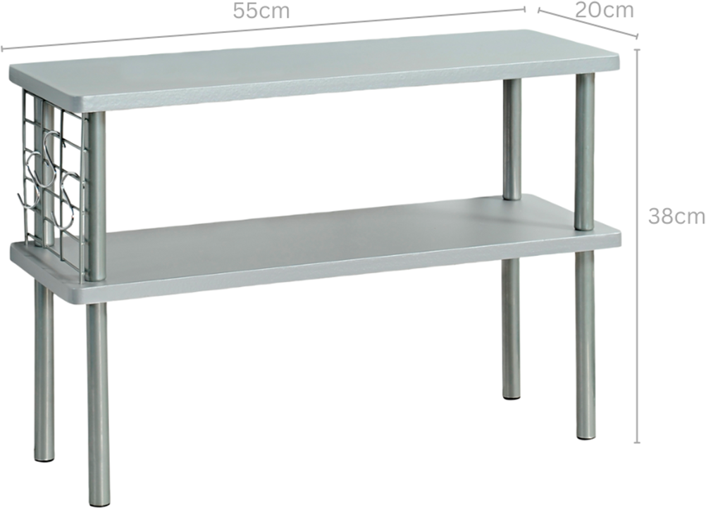KESPER® Küchenregal »mit 2 Ebenen, FSC« 1 Stk. tlg. inkl. Harken für z.B. Scheren...