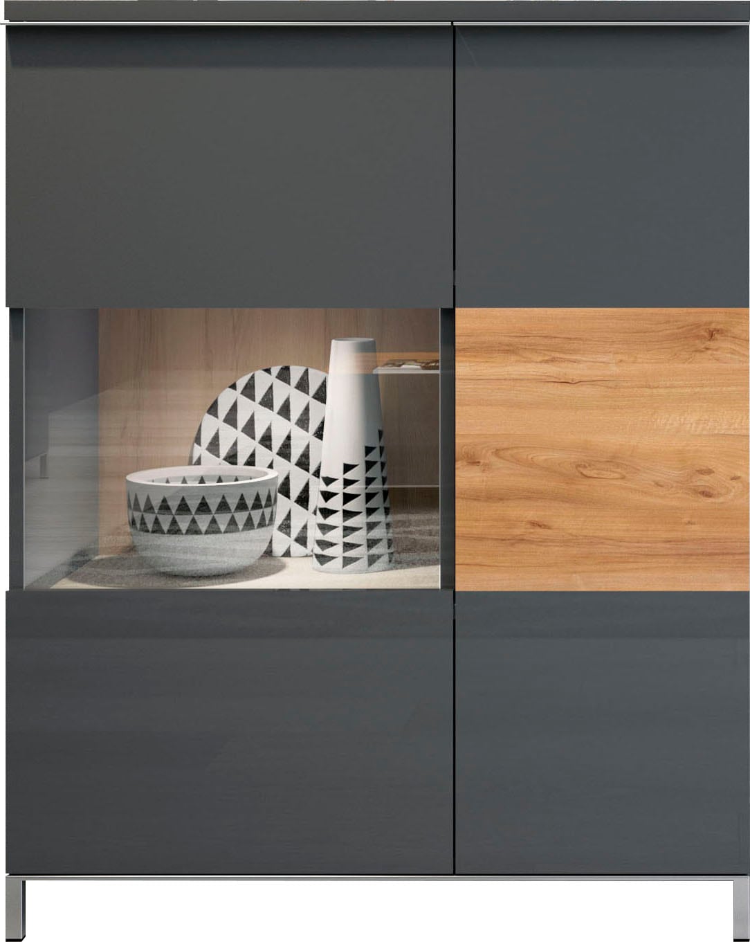 Places of Style Vitrine »Onyx«, mit Soft-Close-Funktion