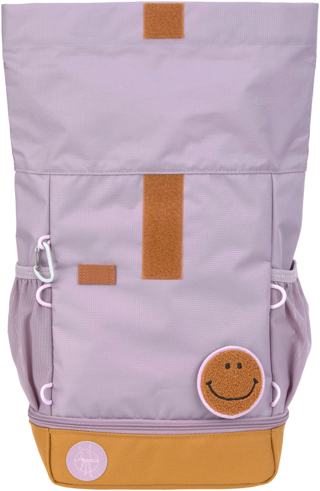 LÄSSIG Kinderrucksack »Little Gang, Mini Rolltop Backpack, lilac«, Reflektoren, aus recycelten PET-Flaschen