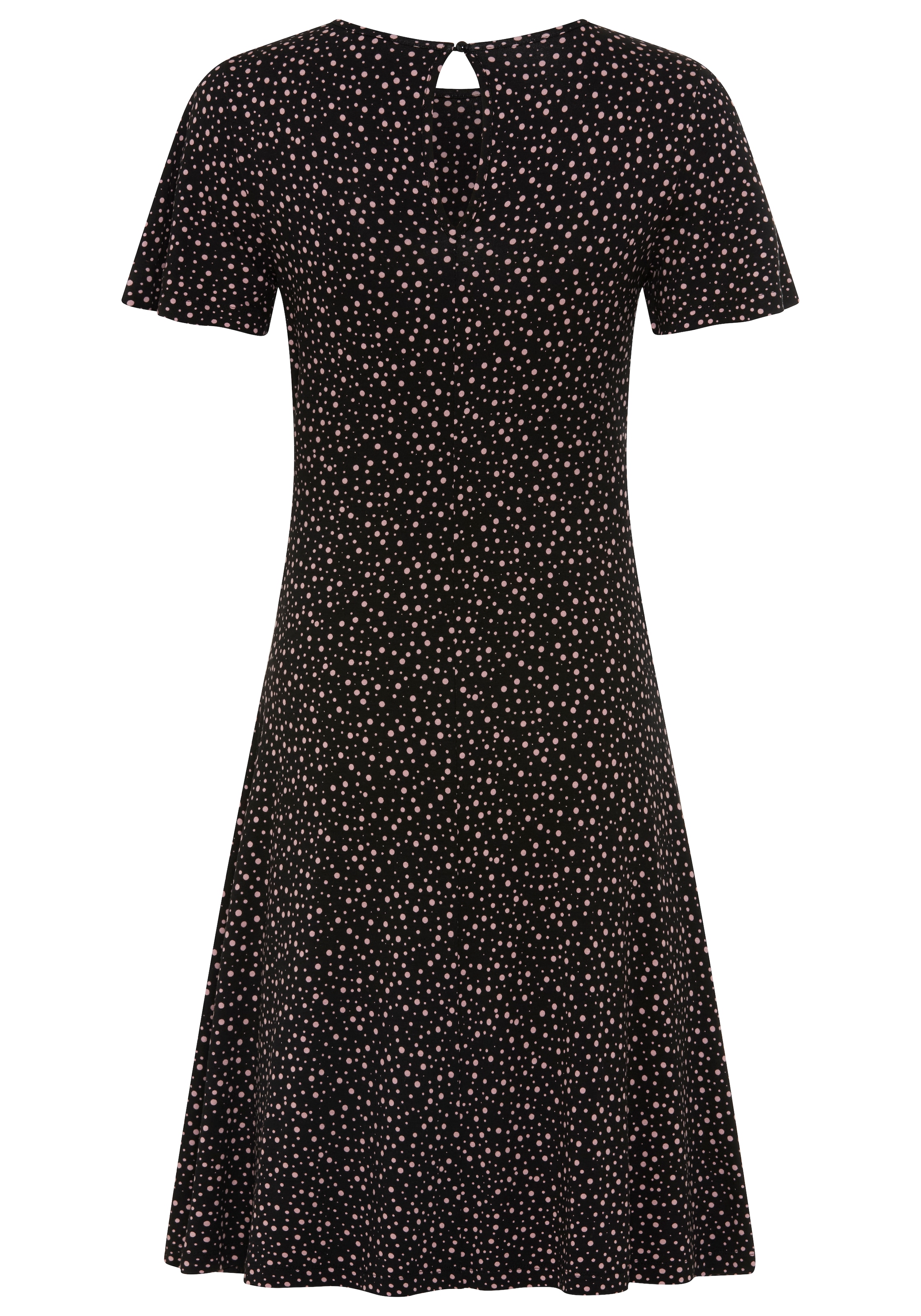 Laura Scott Jerseykleid kurzes Kleid,  femininer Look,  aus Single-Jerseystoff,  halbarm
