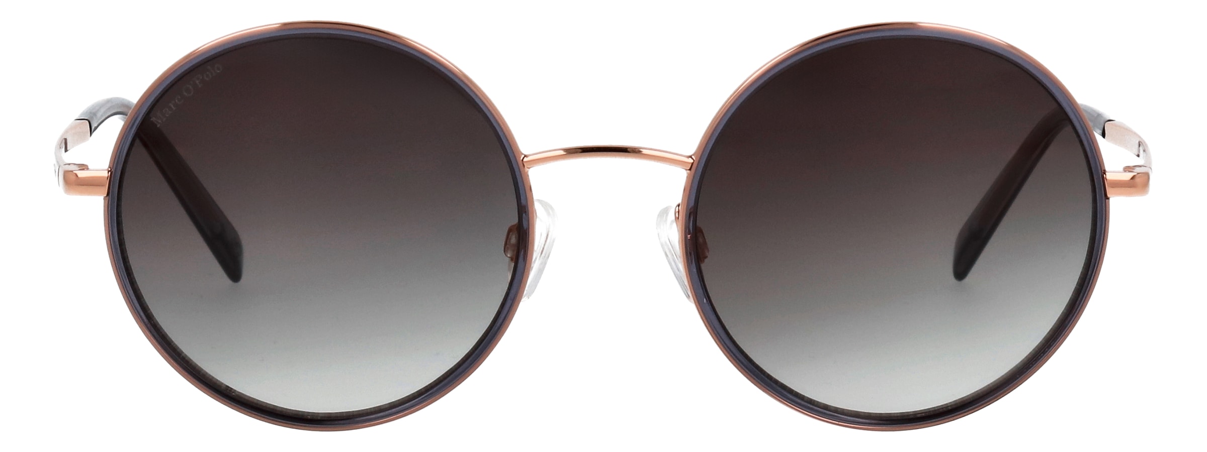 Marc O'Polo Sonnenbrille »Modell 508001« Form Rund, Logoschriftzug auf Bügel, Kombifassung