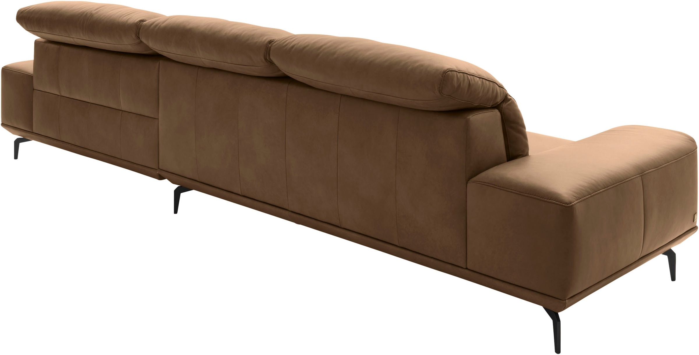 Musterring Wohnlandschaft »MR 2490«, Fuß schwarz, Sitzhöhe 48cm, wahlweise mit Funktionen, Maße 342x207 cm