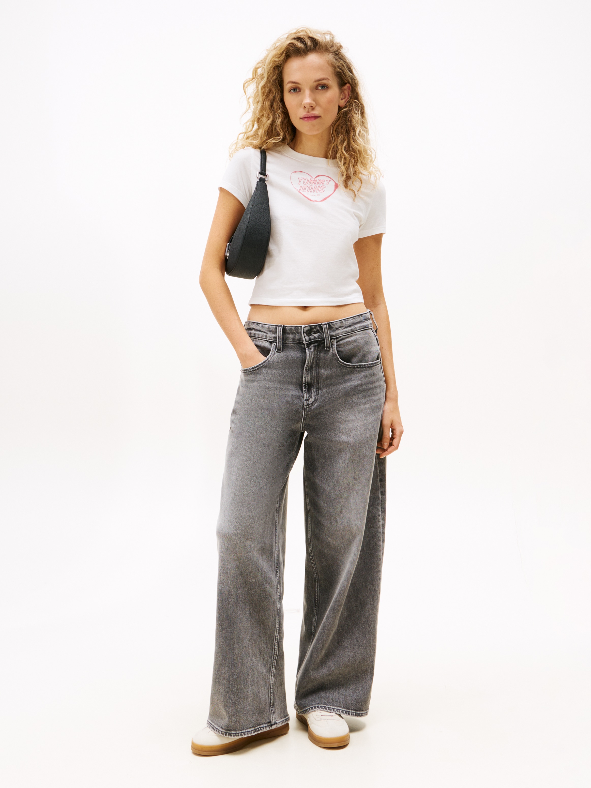 Tommy Jeans Kurzarmshirt »TJW SLIM SH HEART TEE«