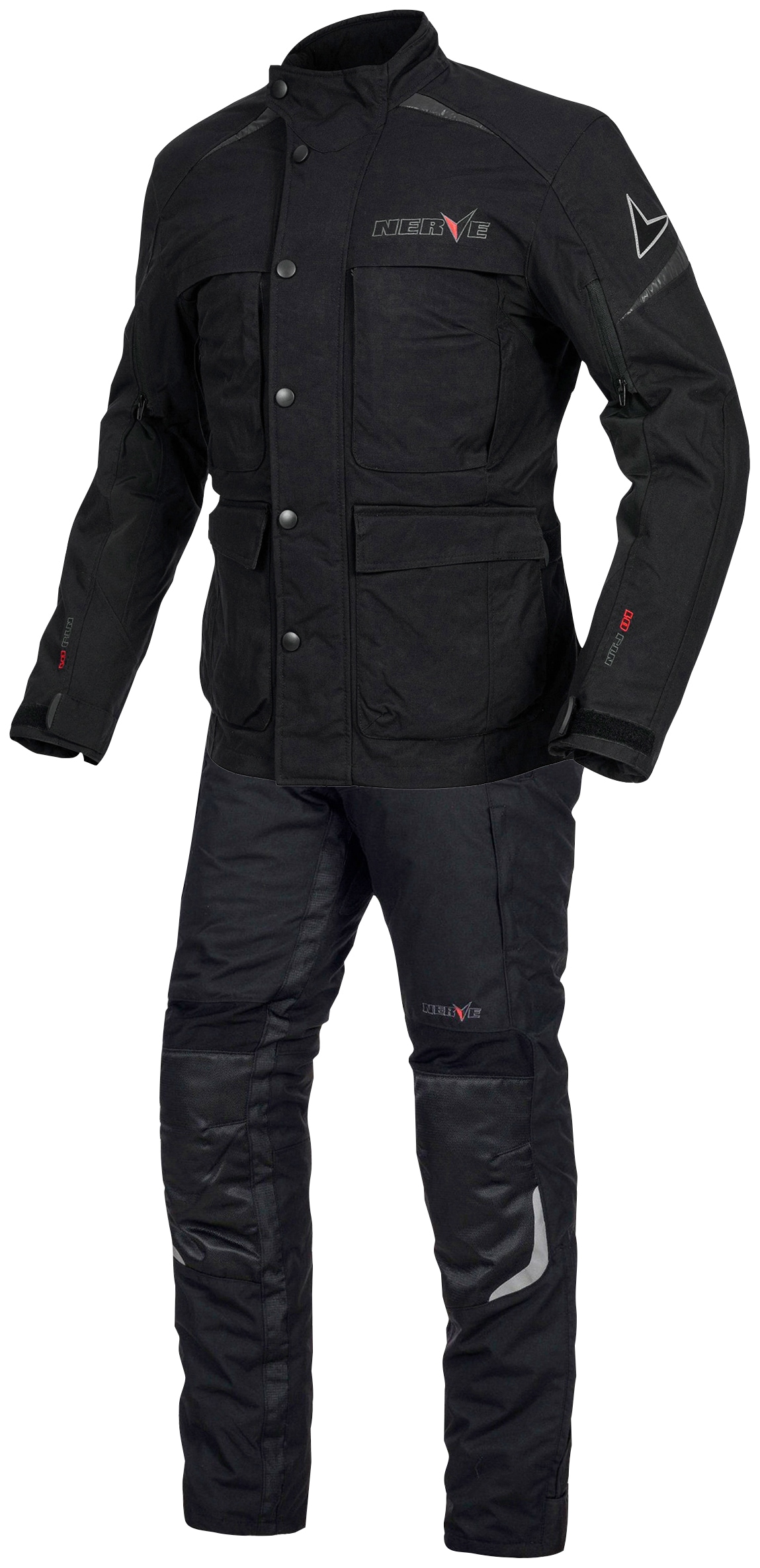 NERVE Motorradkombi »Urban Steel Kombi«, (Set, 2 tlg.), Nylon