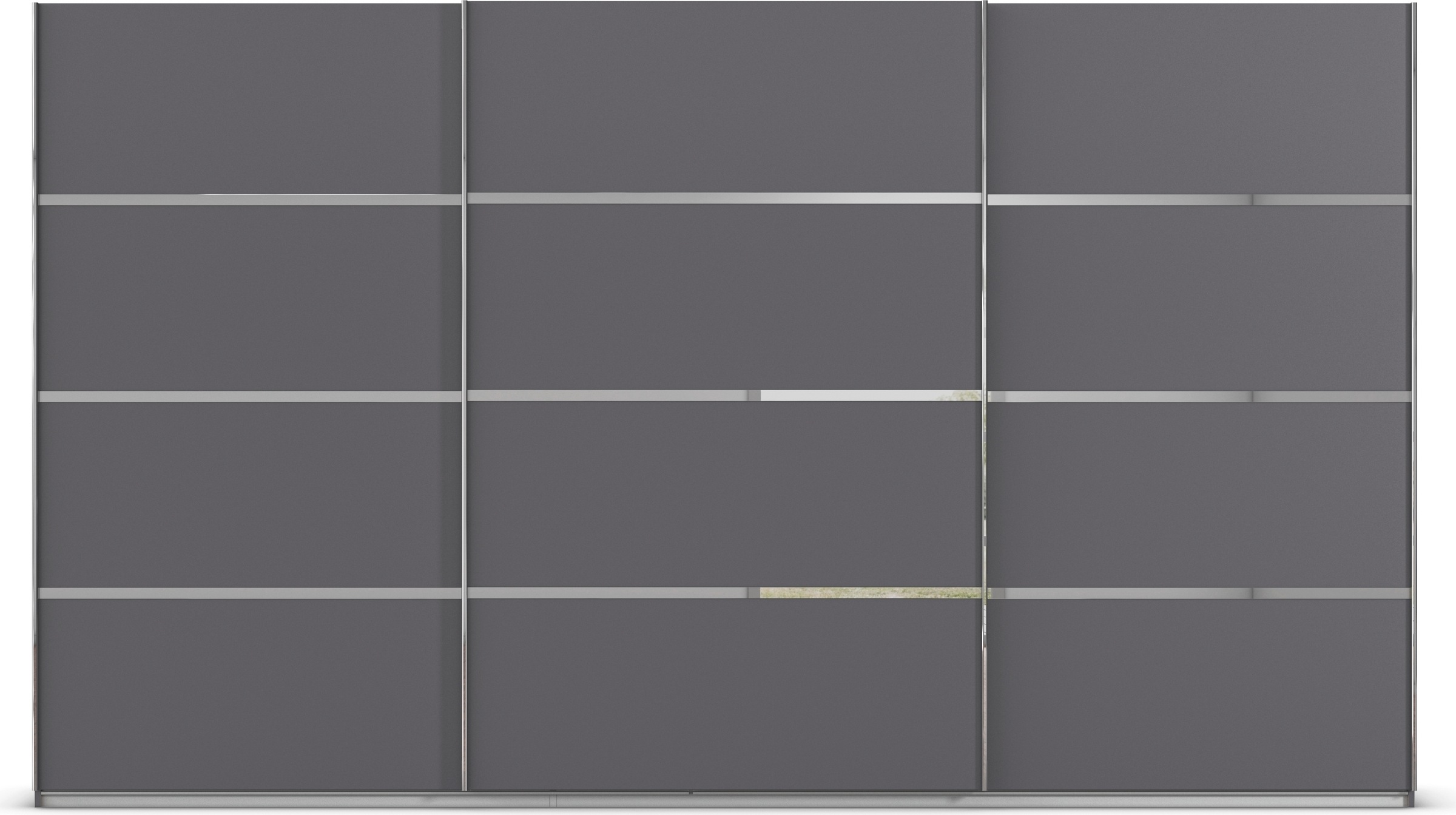 rauch Kleiderschrank »Schwebetürenschrank OTTO´s Choice Garderobe Schrank TOP ANGEBOT Avola«, (in 3 verschiedenen Ausstattungen BASIC/CLASSIC/PREMIUM), mit eleganten Zierleisten in Chrom, Schwarz oder Weiß MADE IN GERMANY