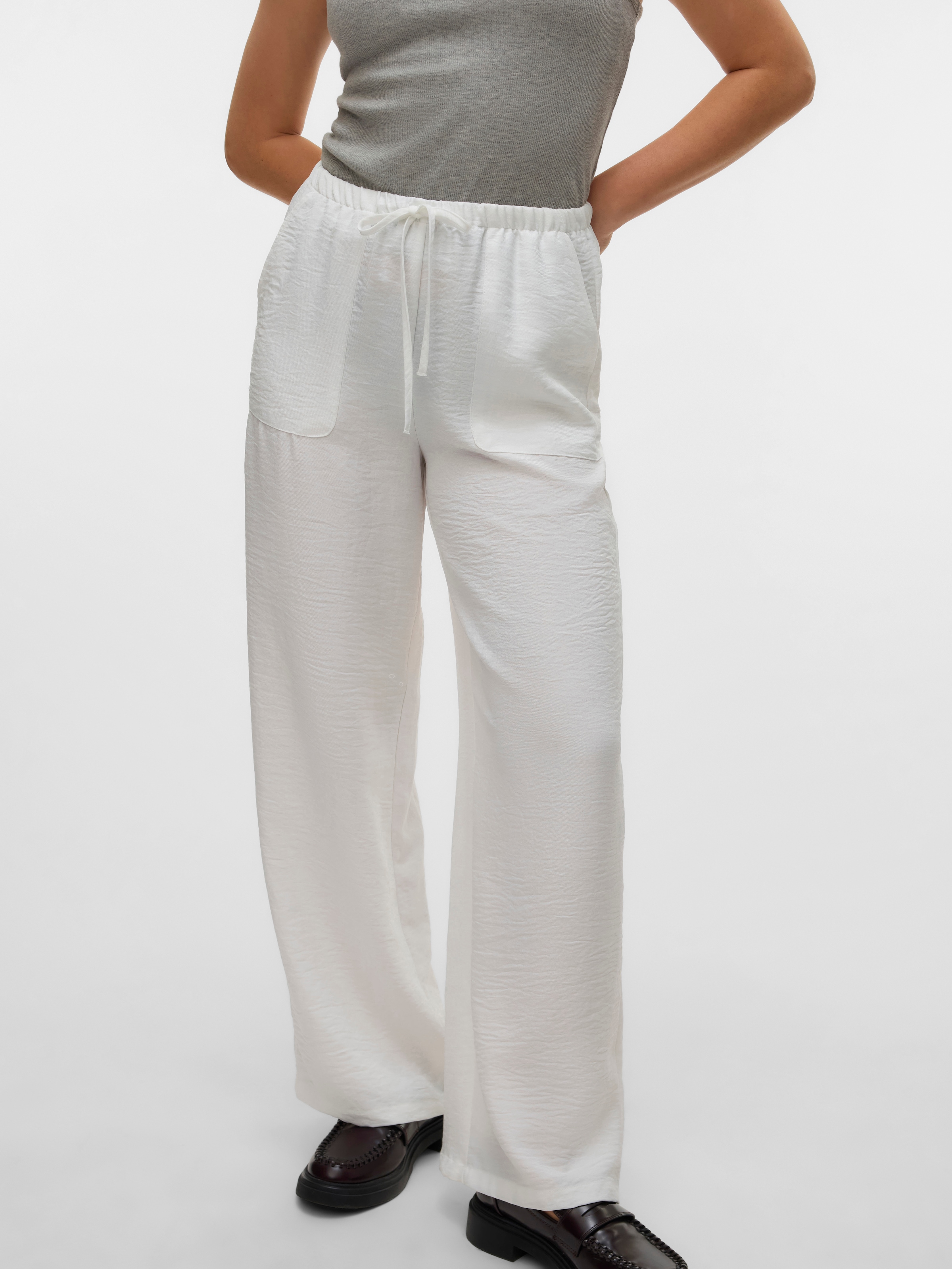 Vero Moda Schlupfhose »VMMELANEY HW LOOSE PANT WVN GA NOOS«
