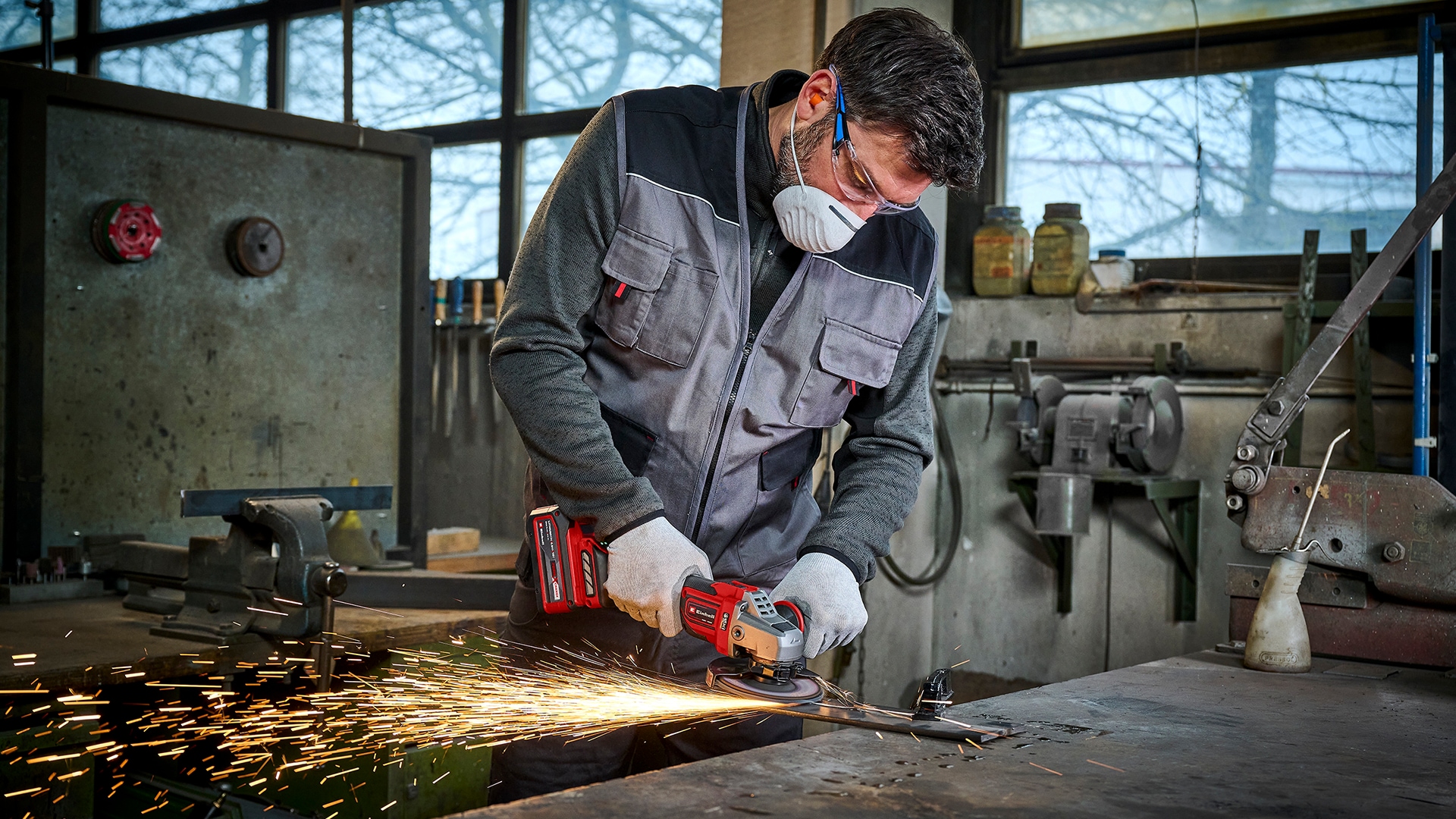 Einhell Akku-Winkelschleifer »TP-AG 18/125 CE Q Li - Solo« ohne Akku und Ladegerät