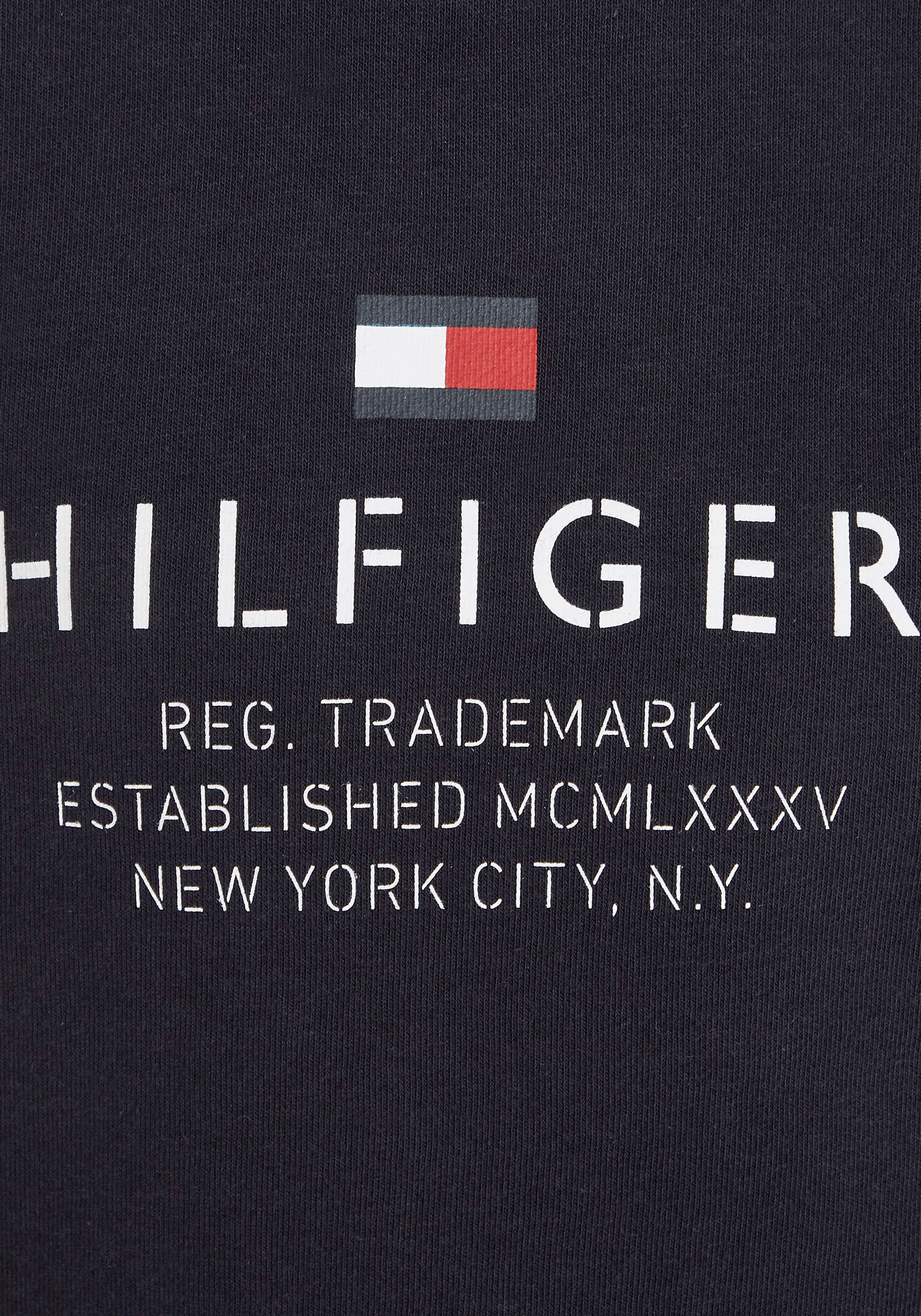 Tommy Hilfiger Sweatshirt »TH LOGO bei SWEATSHIRT«, Logoschriftzug ♕ mit