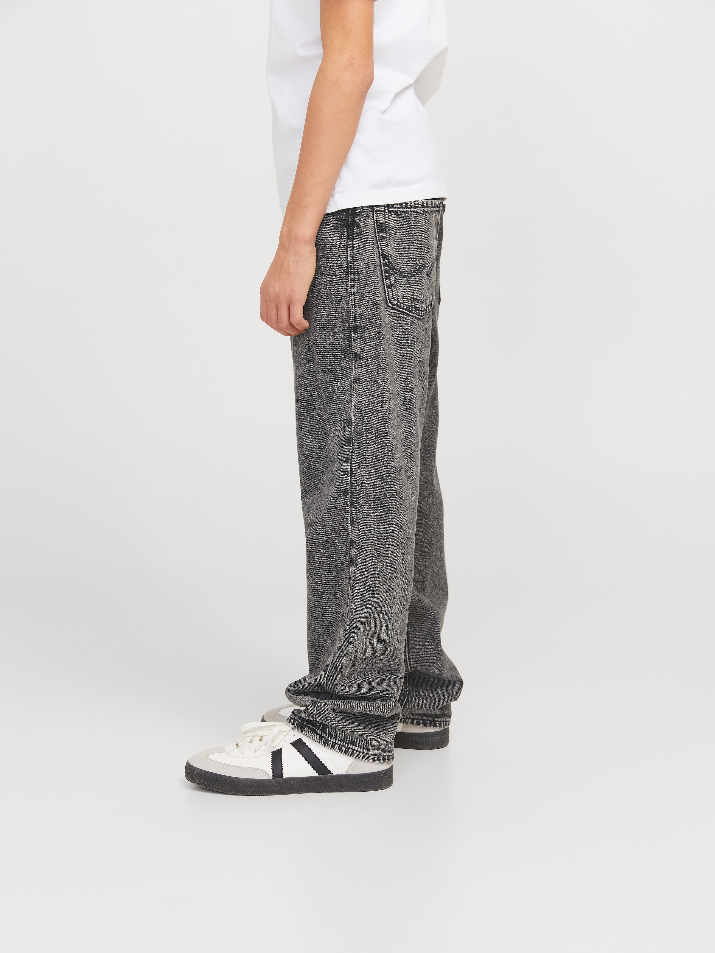 Jack & Jones Junior Relax-fit-Jeans »JJICHRIS ist bequem und vielseitig kombinierbar« unifarben, modisch, relaxed fit, Denim
