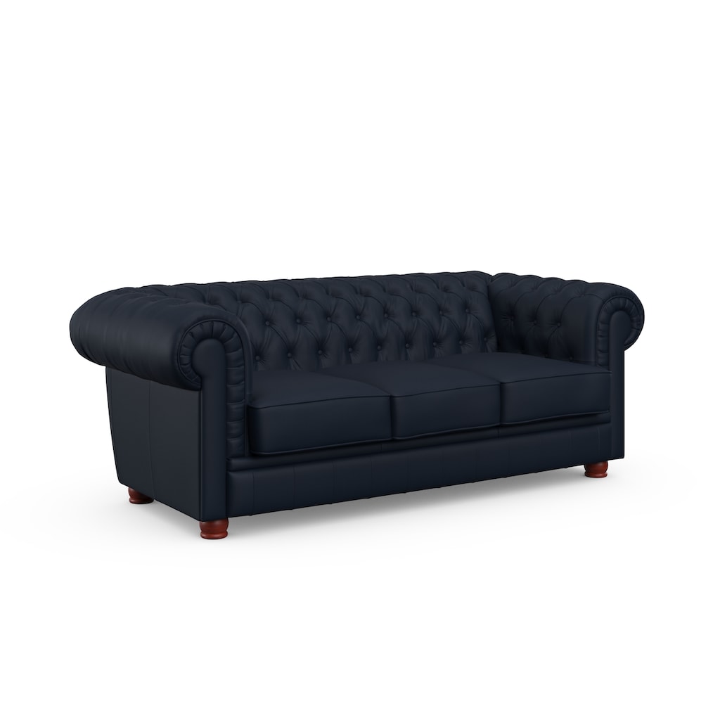 Max Winzer® Chesterfield-Sofa »Kent«, 3-Sitzer mit edler Knopfheftung, Breite 205 cm