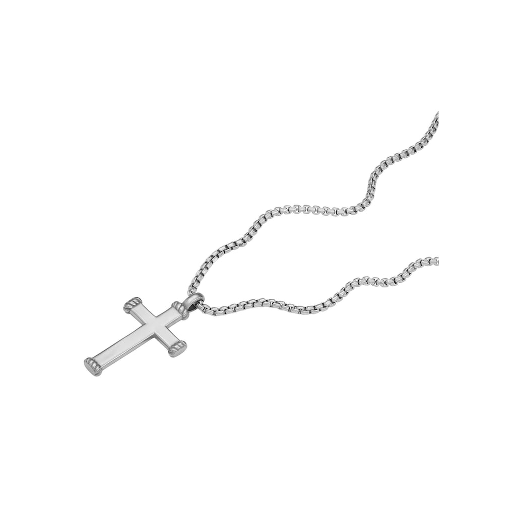 Fossil Kette mit Anhänger »Halskette Kreuz, JEWELRY, JF04401040«