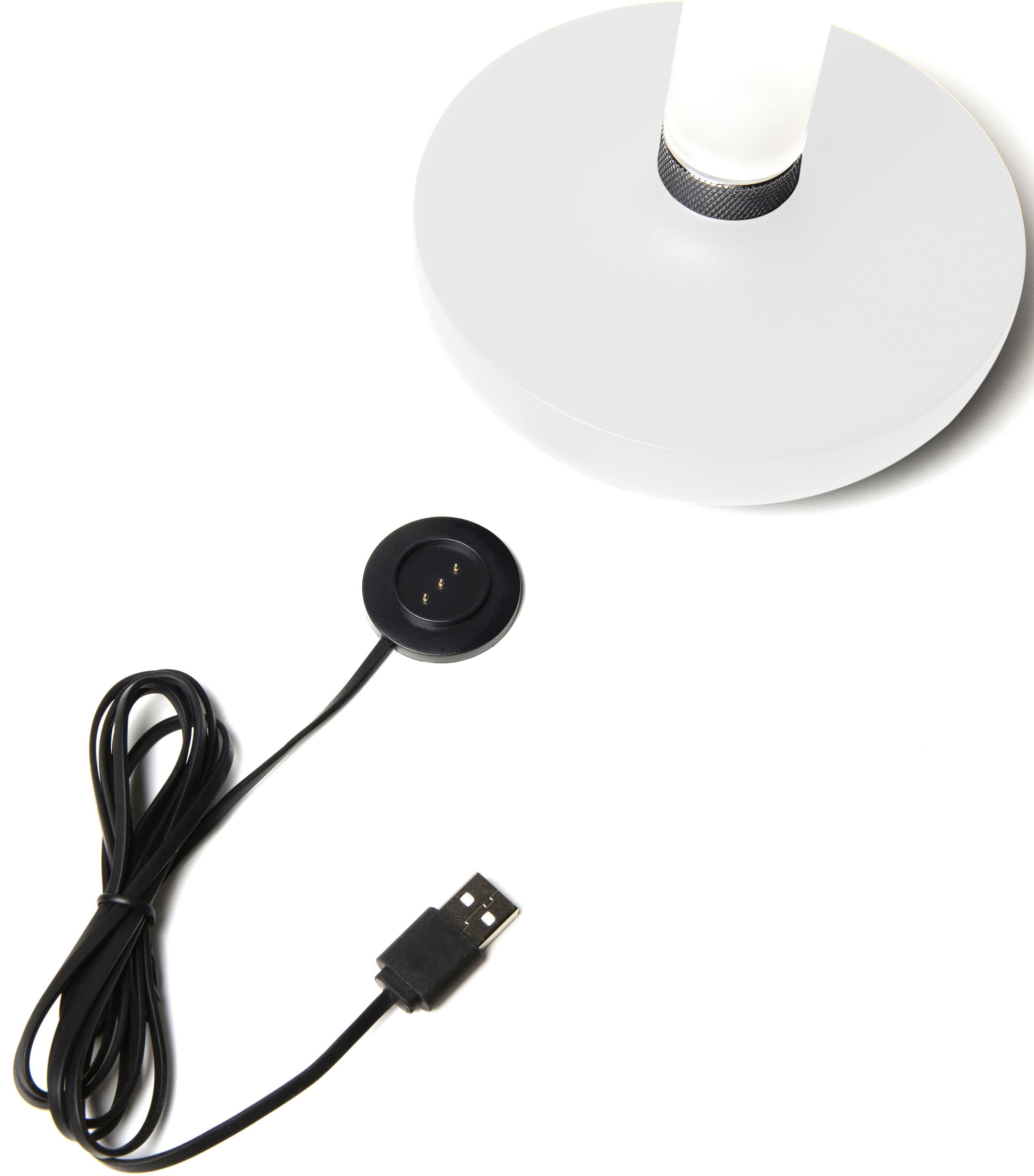 KONSTSMIDE LED Tischleuchte »Biarritz«, Leuchtmittel LED-Modul | LED fest integriert, Biarritz USB-Tischleuchte, 1800/2700/4000K, dimmbar