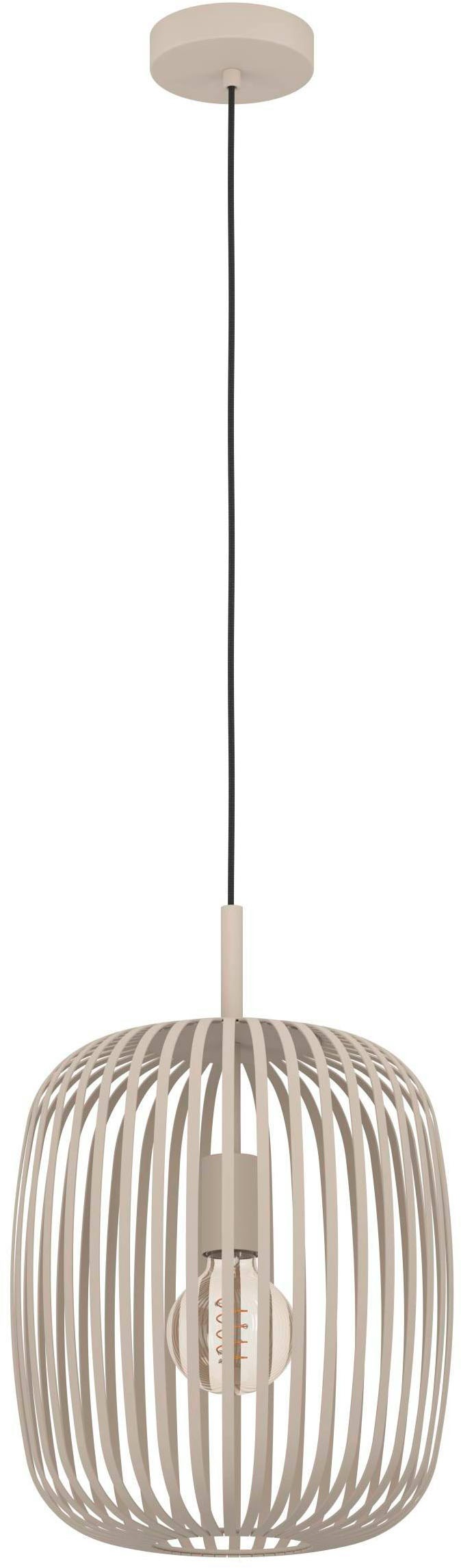 EGLO Pendelleuchte »Hängeleuchte ROMAZZINA, exkl. E27, Stahl, Pendellampe« E27 Esszimmerlampe, 110x32,5 cm (HxD), 1-flammig, modern, minimalistisch,