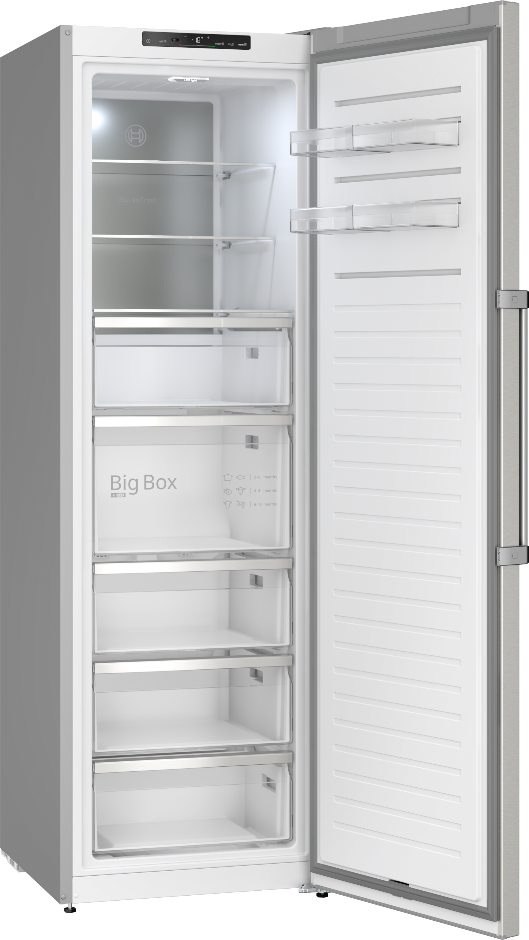 BOSCH Gefrierschrank Serie 6 »GSN36AICM« 186,2 cm hoch 59,5 cm breit Nie wieder abtauen, No Frost Gefrierschrank, großzügiger Stauraum