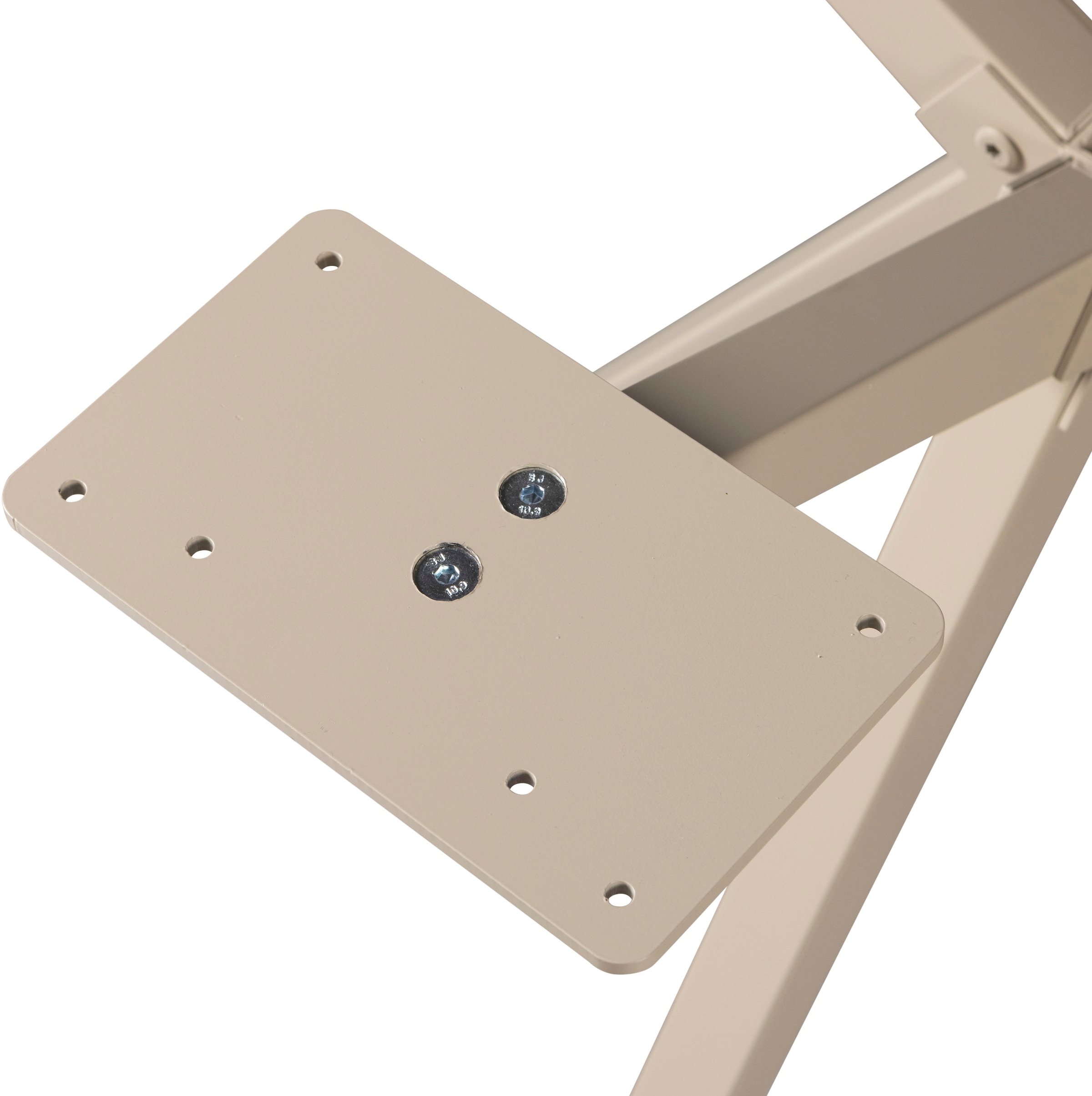 WOOOD Tischbein »Tablo Holland aus Metall mit Pulverbeschichtung Ø 80 x H 72 cm« Kreuzgestell Ø 3,5 cm, Tragkraft 120 kg, einfach zu montieren