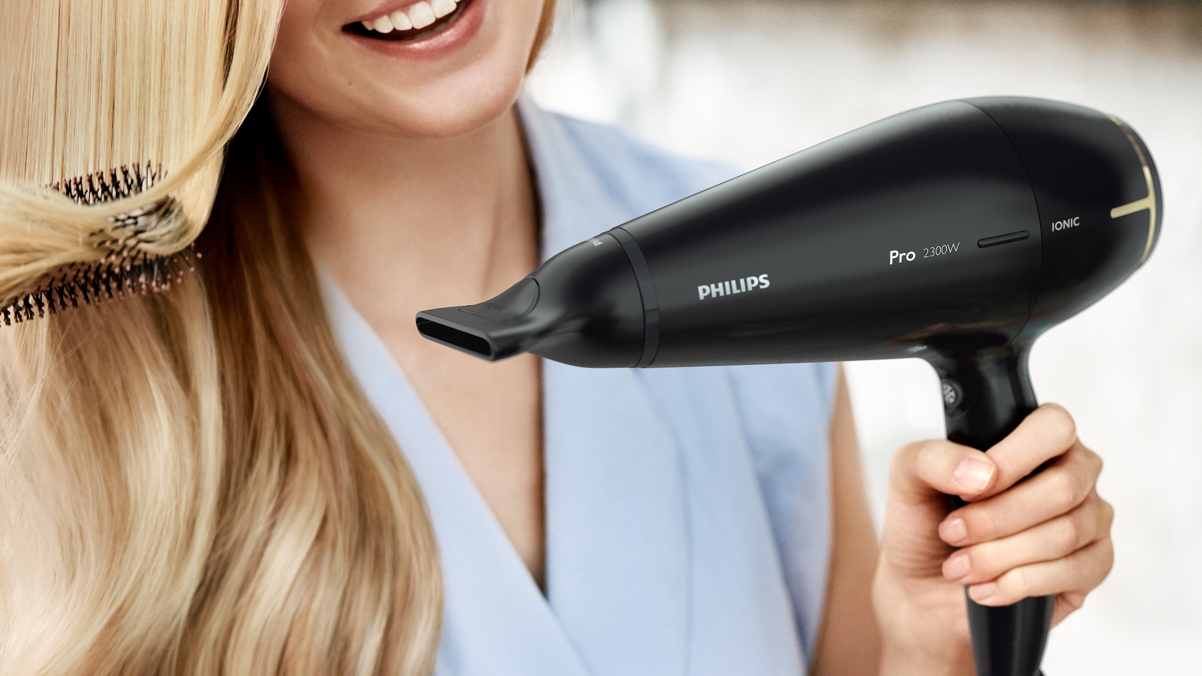 Philips Haartrockner »Prestige Pro HPS920/00«, 2300 W, 2 Aufsätze, mit ThermoProtect Einstellung, 6 Hitze- und Geschwindigkeitsstufen