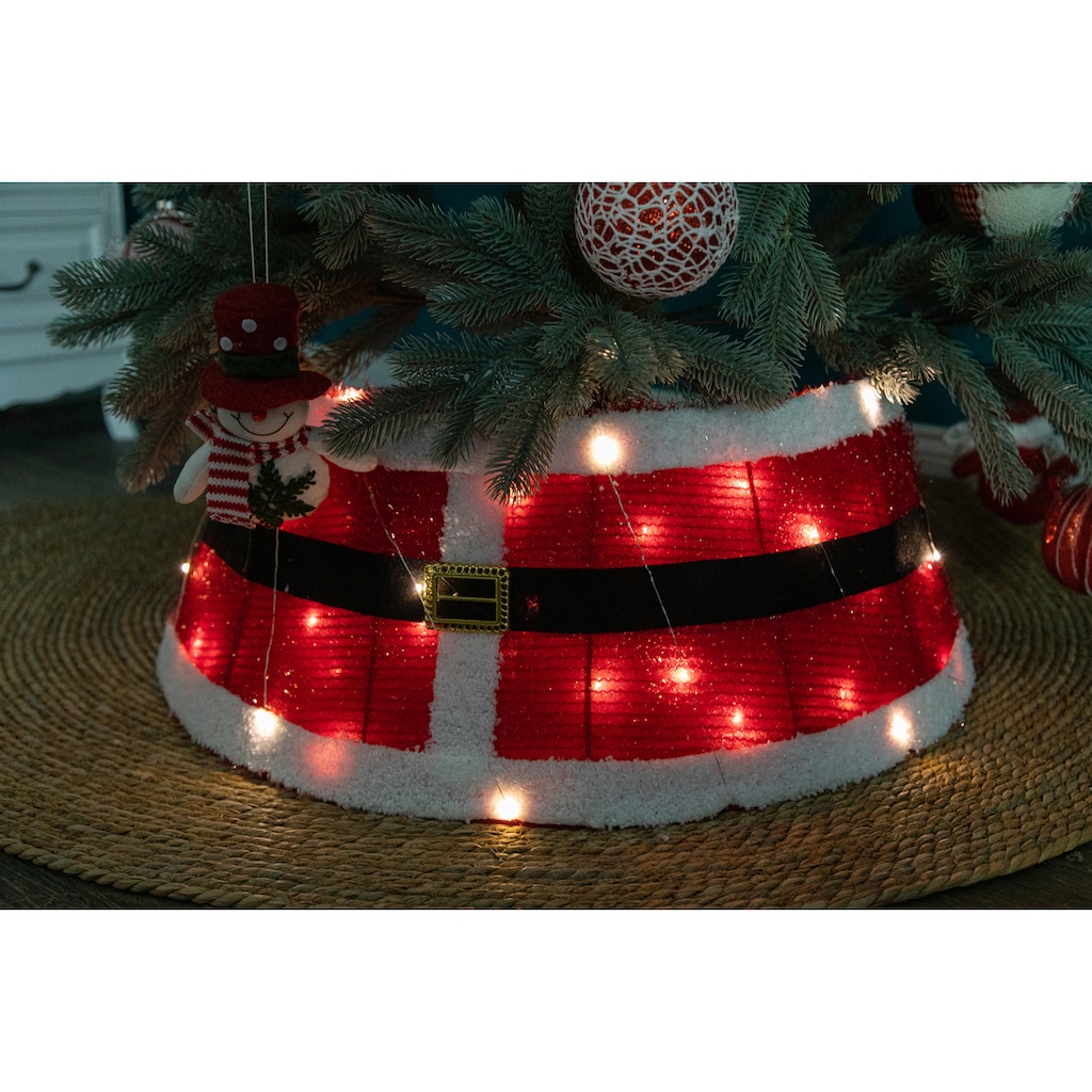 Myflair Möbel & Accessoires Christbaumständer »Weihnachtsdeko rot, Christbaumschmuck«, (1 tlg.)