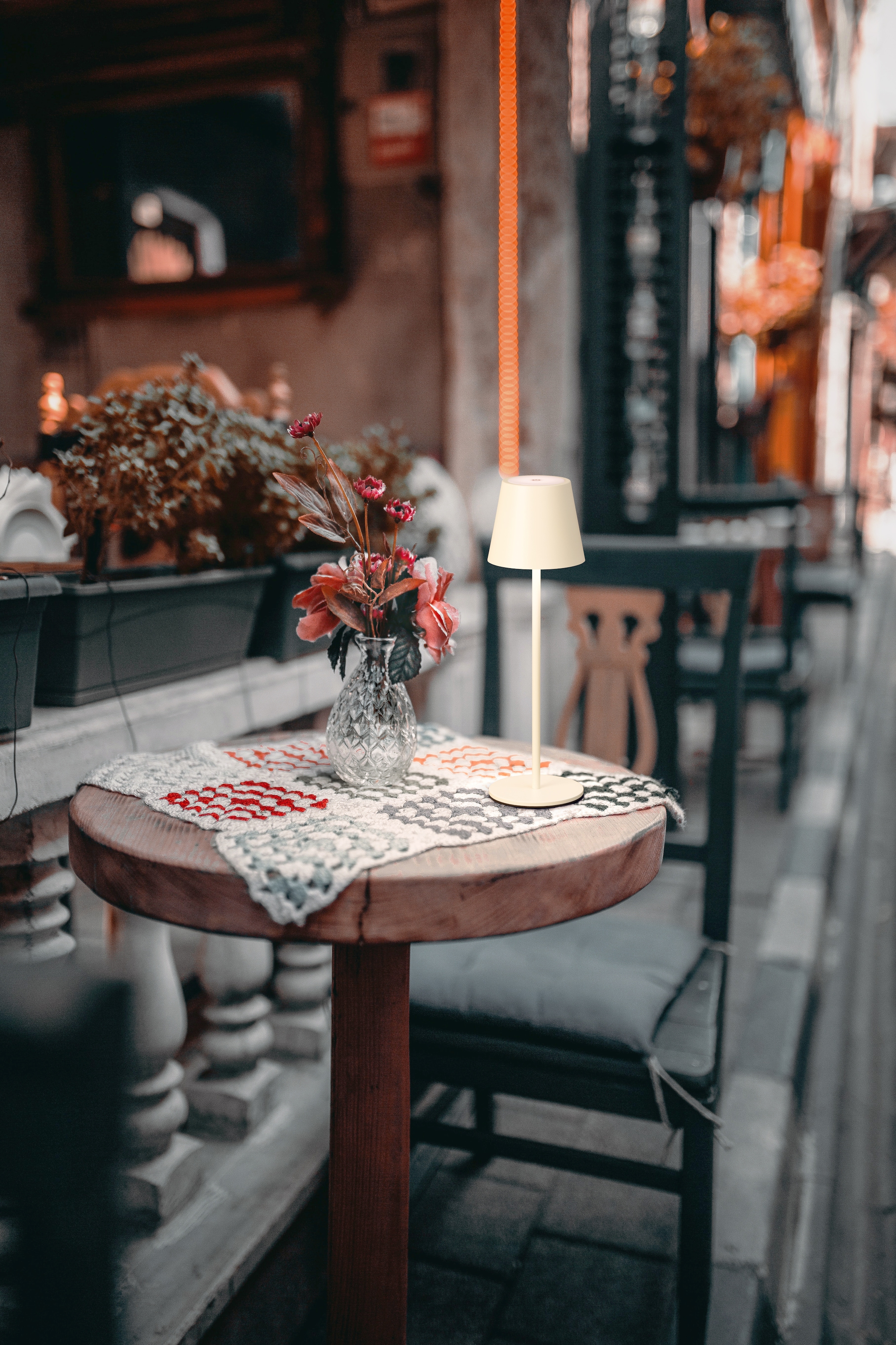 easy! BY FHL Außen-Tischleuchte »Viletto« LED-Modul Warmweiß lange Leuchtdauer