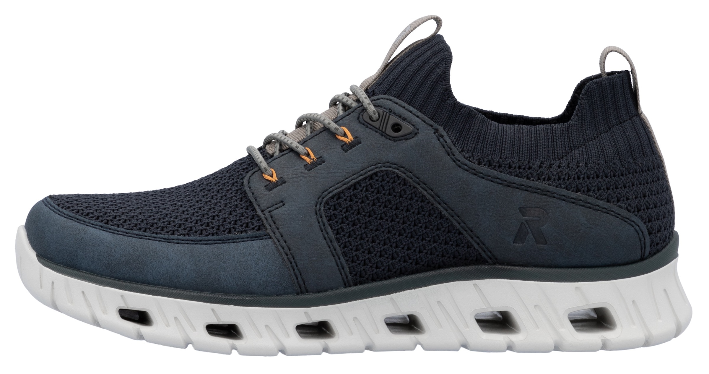 RIEKER Sport Slip-On Sneaker, Halbschuh, Freizeitschuh, Slipper mit modischer Laufsohle