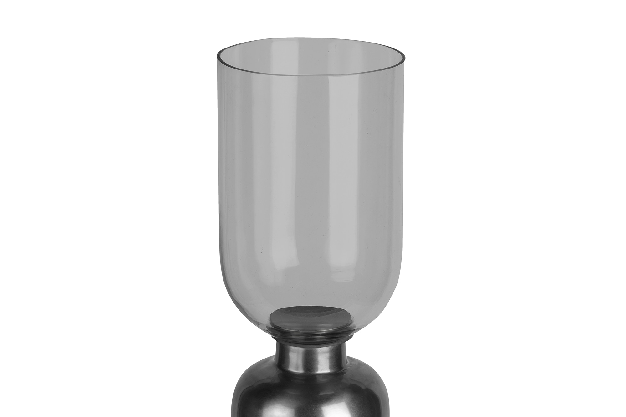 Kayoom Kerzenhalter »Bodenkerzenhalter Shanti 225«, Bodenkerzenhalter aus Metall, Marmor-Sockel, Windlicht aus Glas