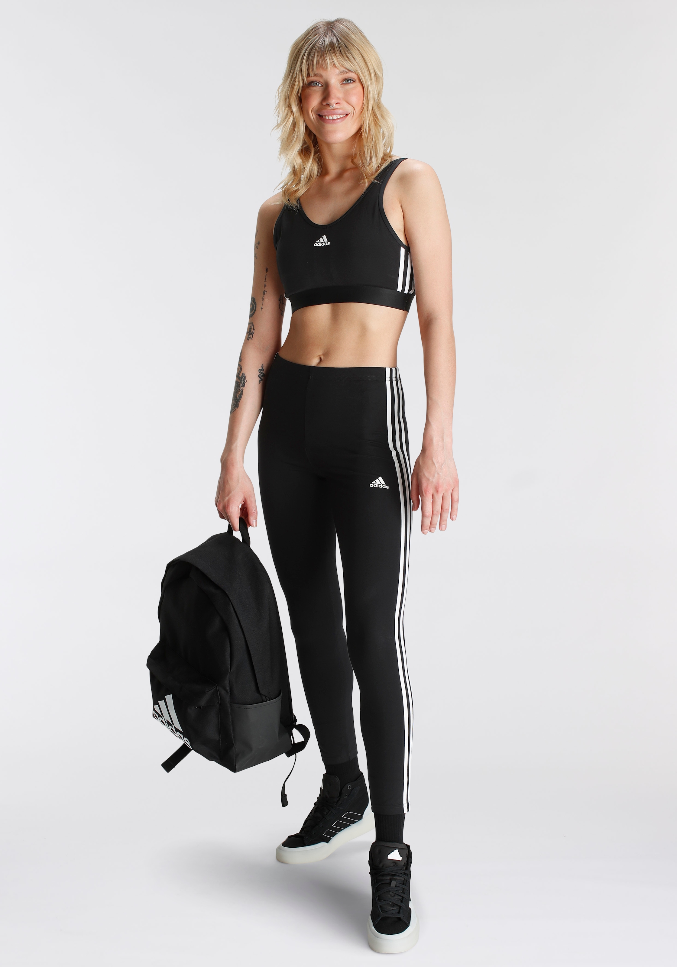 adidas Sportswear Leggings »W 3S HW LG«, (1 tlg.)