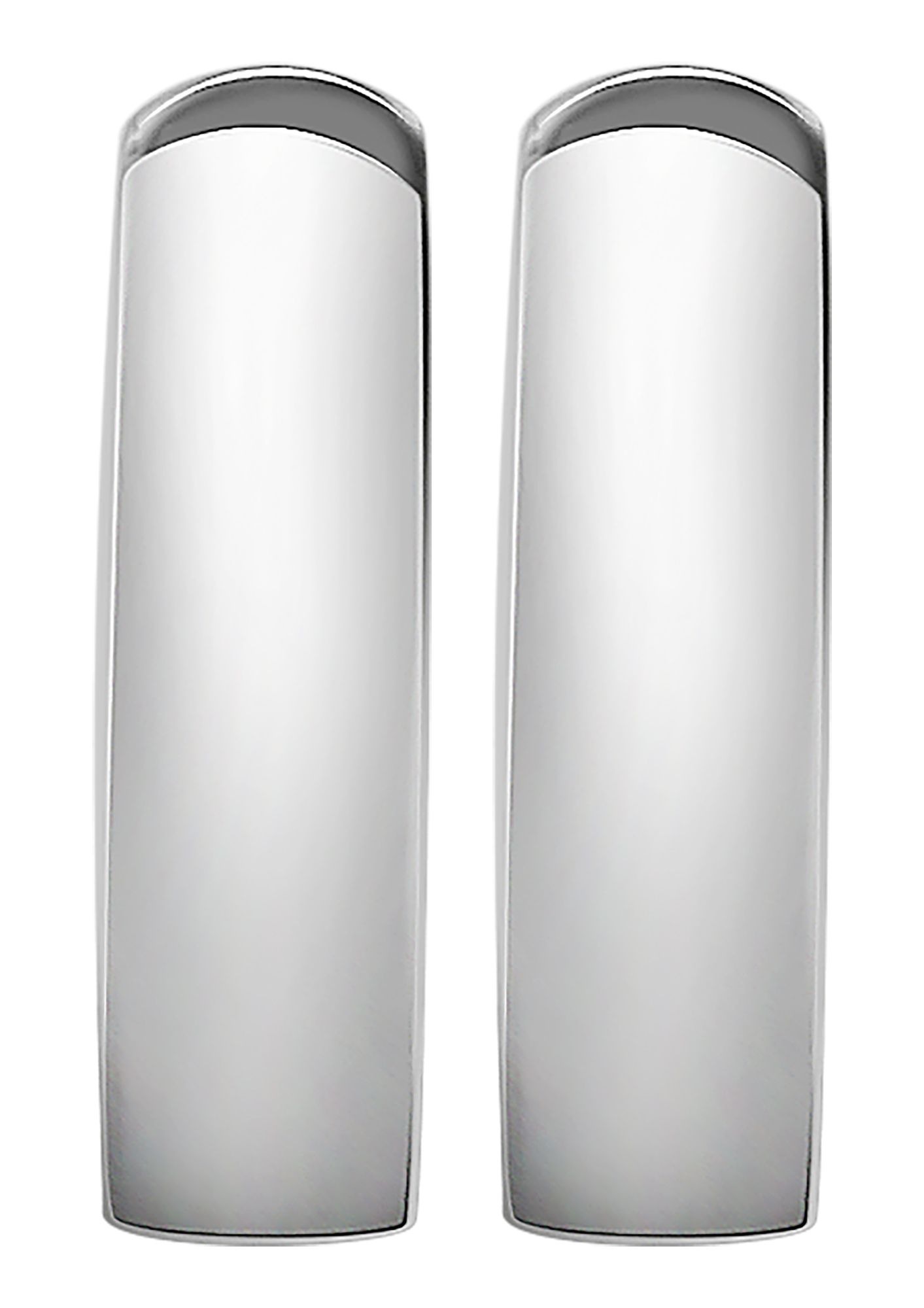 Adelia´s Paar Creolen »Damen Ohrringe ¿ Klappcreole aus 925 Silber«