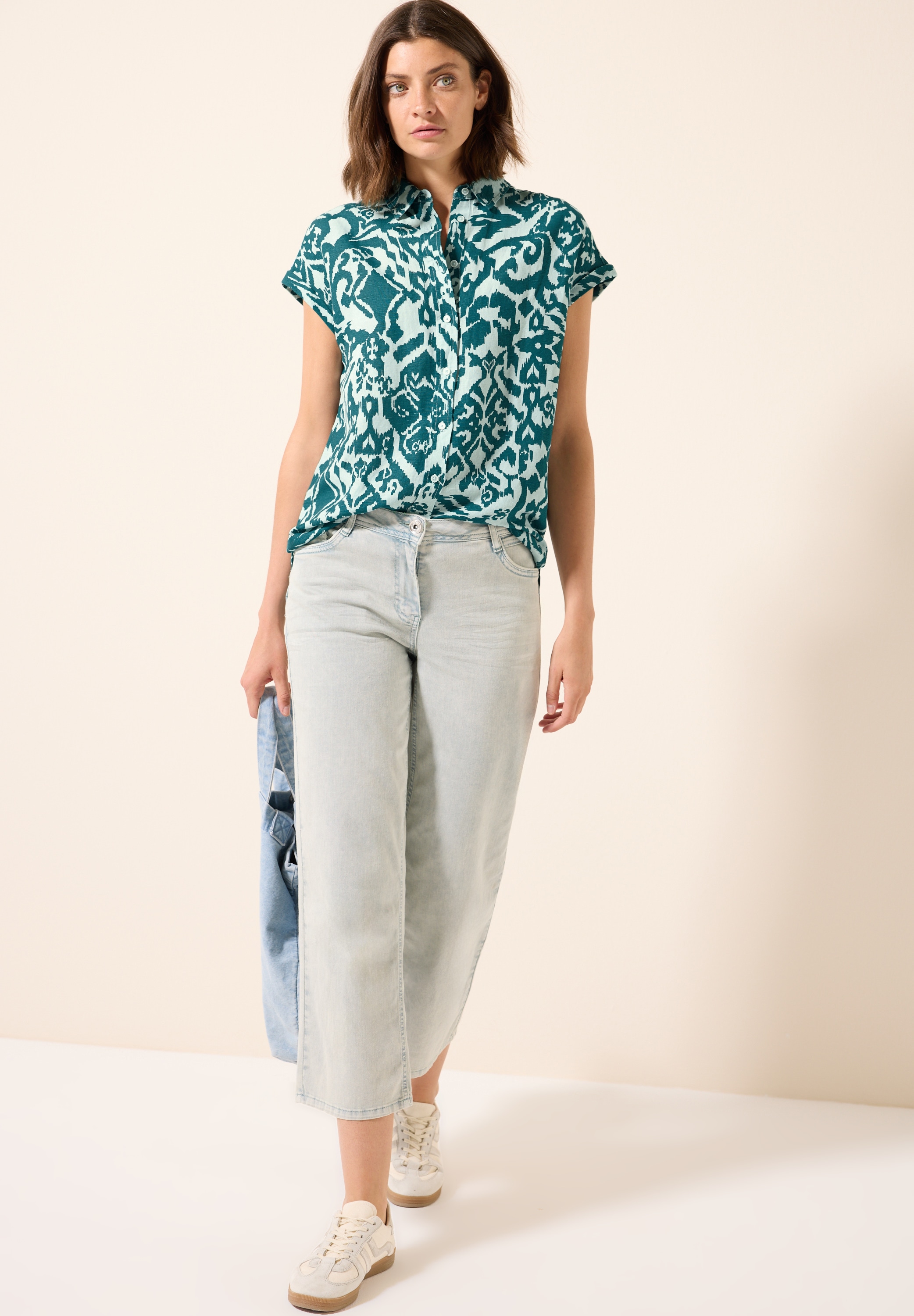 Cecil Hemdbluse, mit grafischem Muster