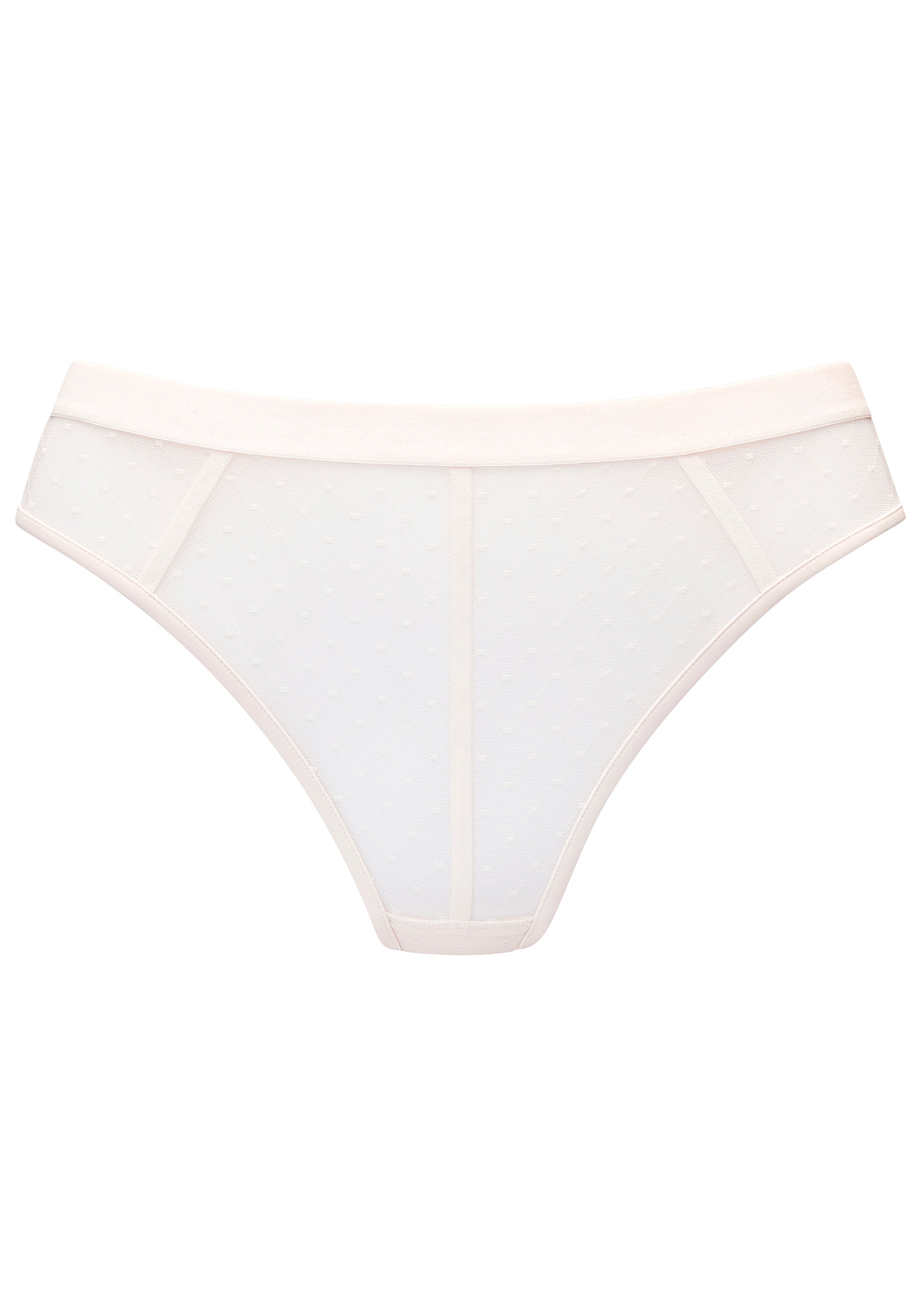 Vivance String »Ava« aus transparentem Mesh in Pünktchen-Optik, transparente Unterwäsche