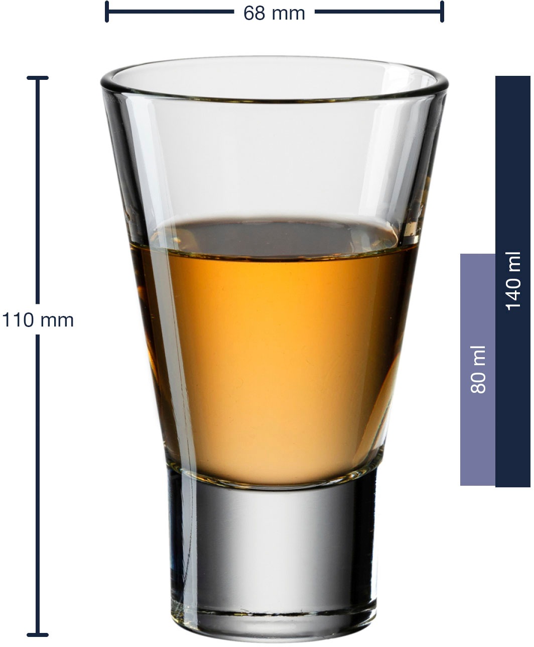 LEONARDO Gläser-Set »Becher GILLI«, (Set, 12 tlg.), 140 ml, 12-teilig