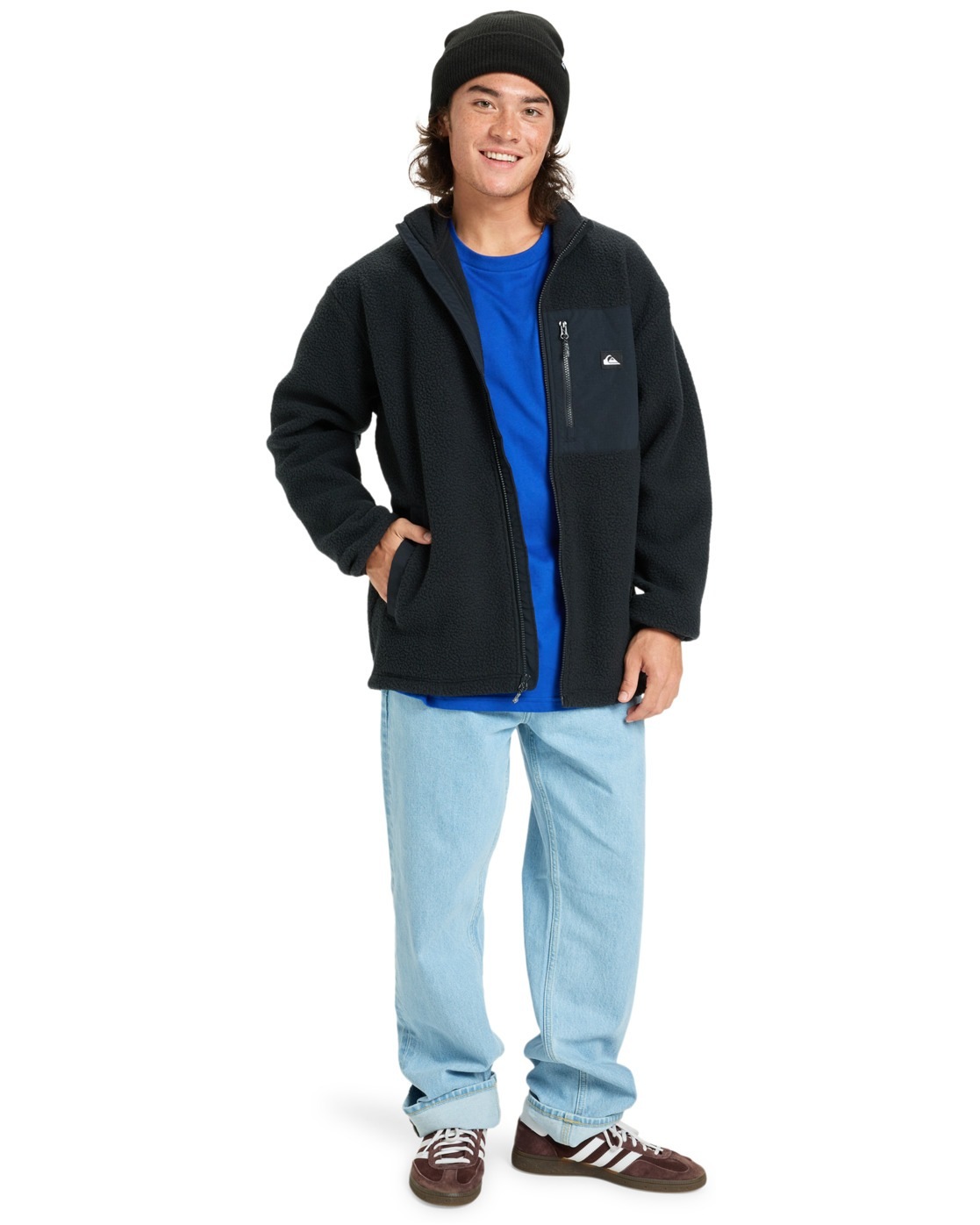Quiksilver Fleecejacke »Clean Coast«