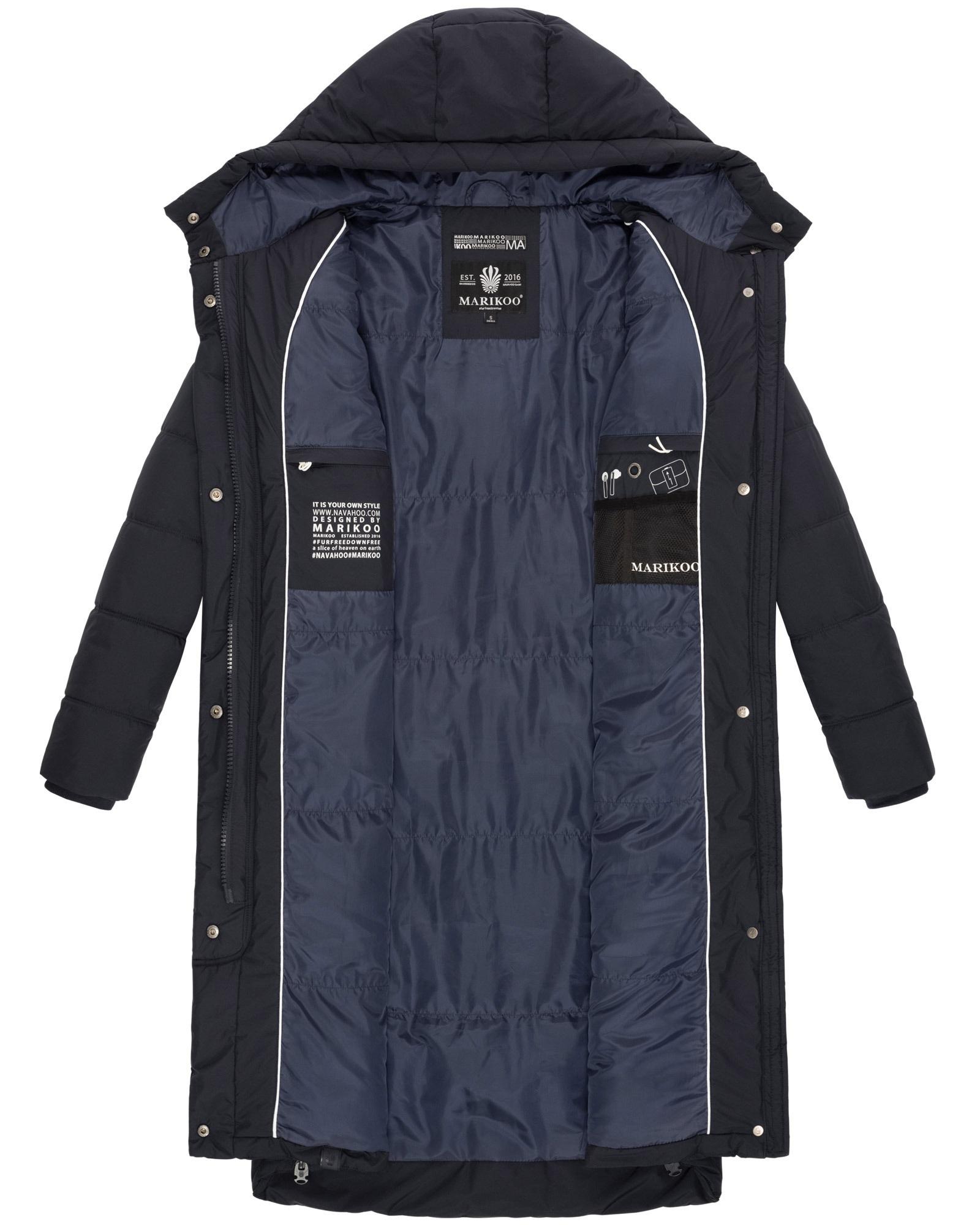 Marikoo Winterjacke »Marikoo Soranaa Damen Winterjacke B968«