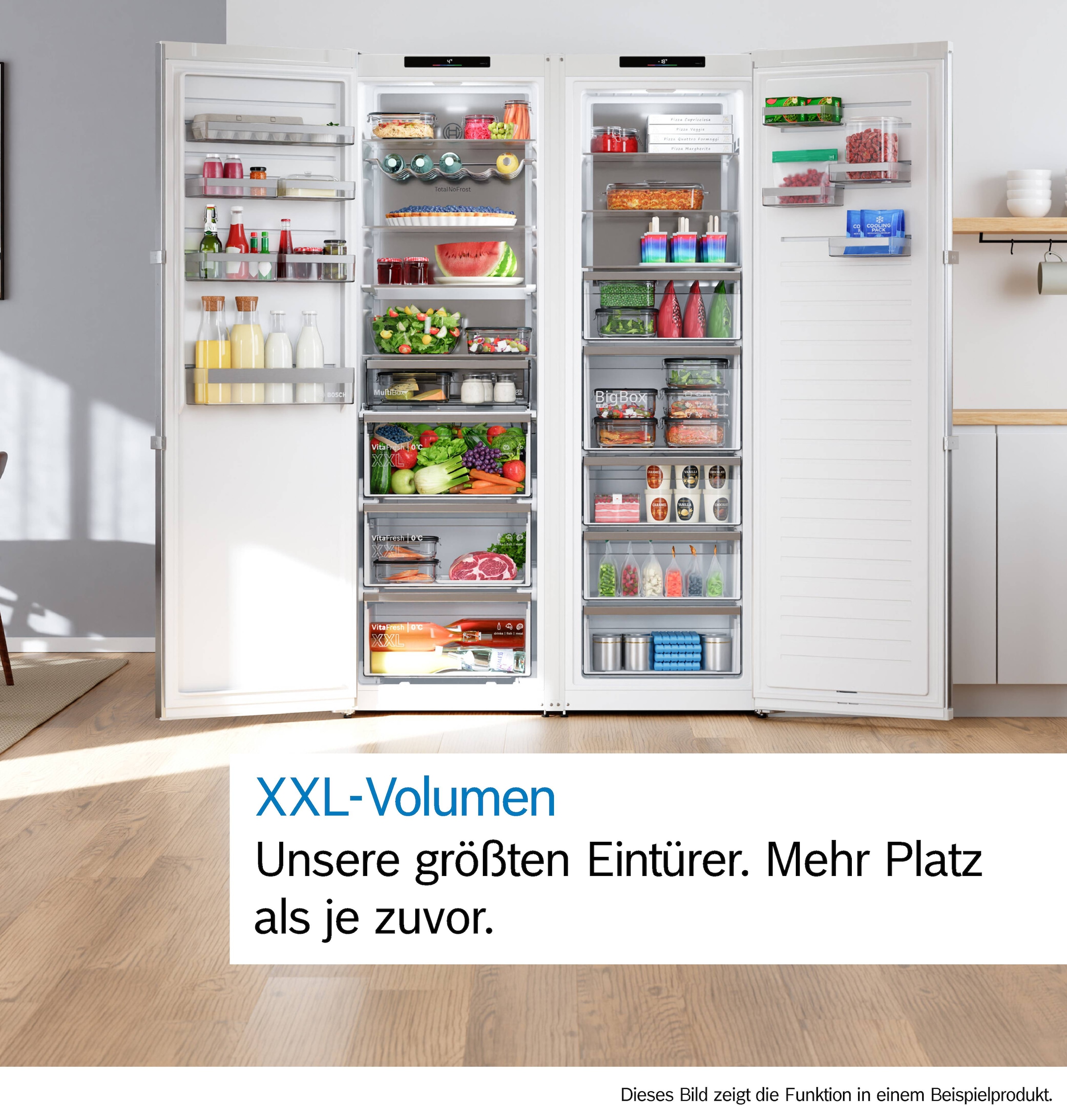 BOSCH Gefrierschrank Serie 4 »GSN36VLDG« 186,2 cm hoch 59,5 cm breit Nie wieder abtauen mit leisem No Frost Gefrierschrank.