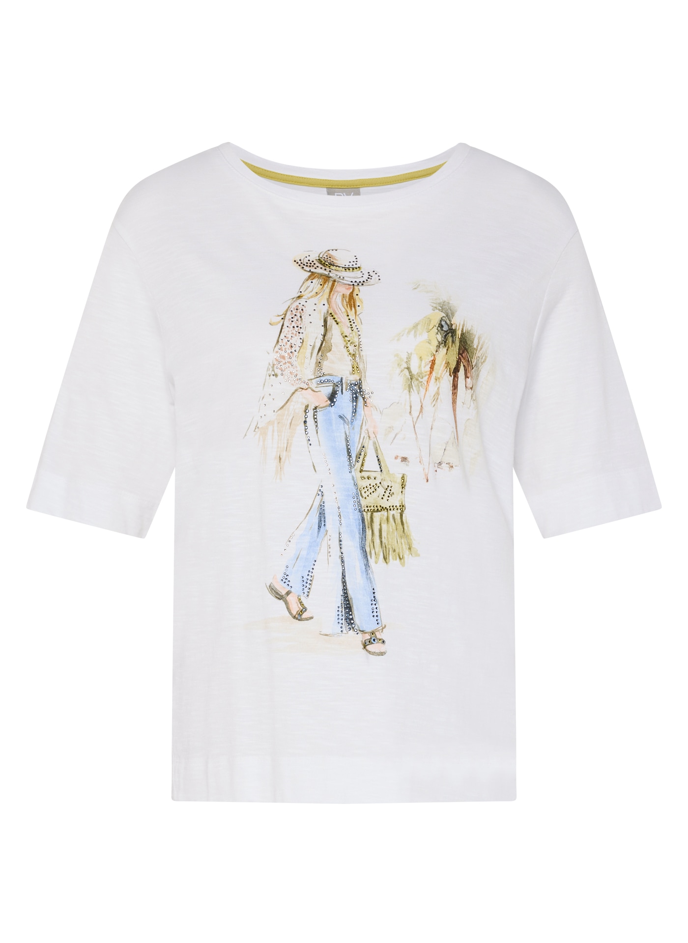 Rabe T-Shirt mit Frontprint