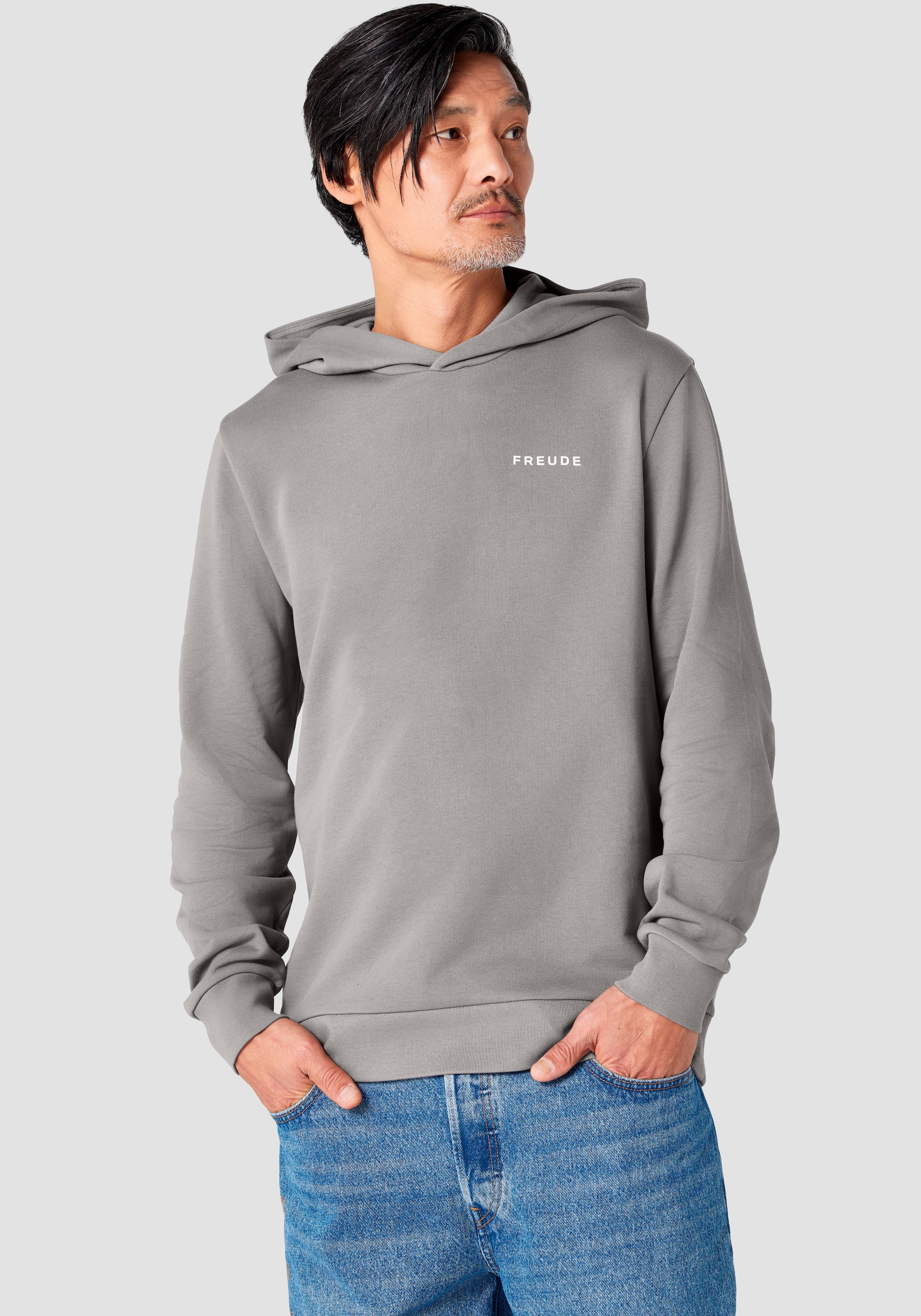 BMW Hoodie mit Logodruck auf Brusthöhe