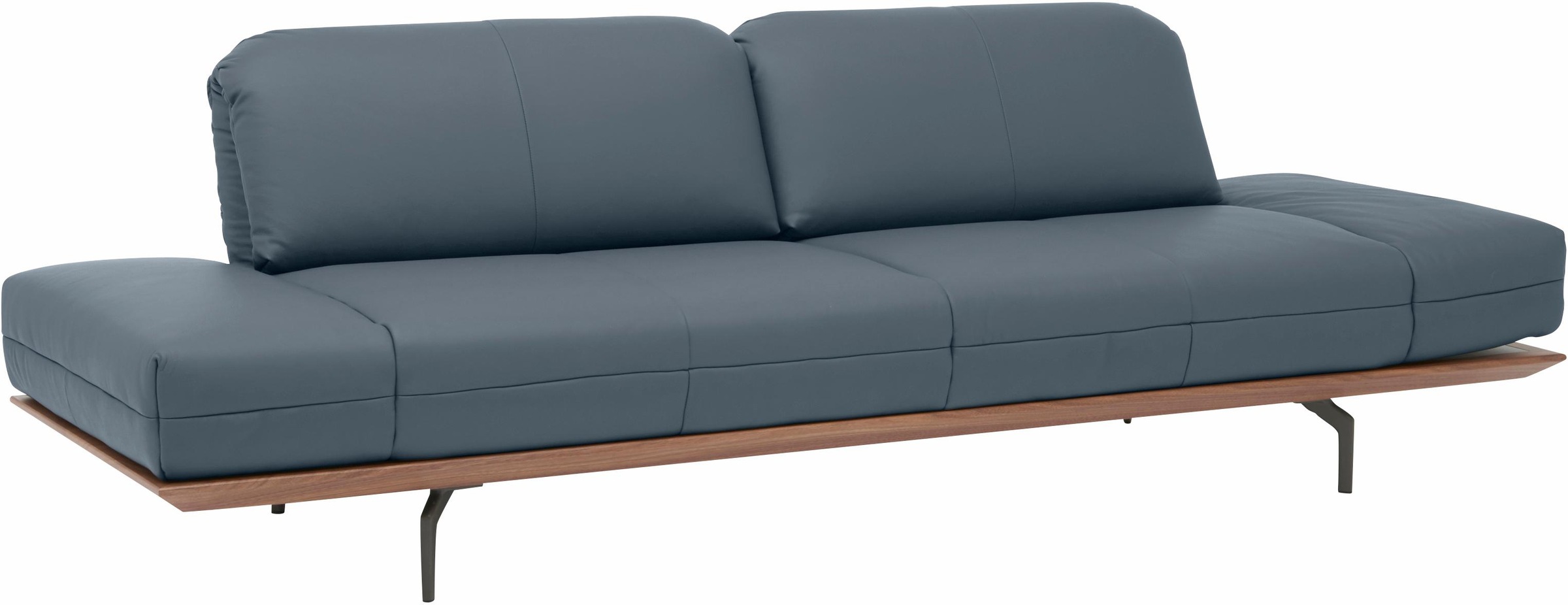 Creation BY ROLF BENZ 3-Sitzer »CR.420, Designsofa, Loungesofa«, in 2 Qualitäten, Holzrahmen in Eiche Natur oder Nußbaum, Breite 232 cm