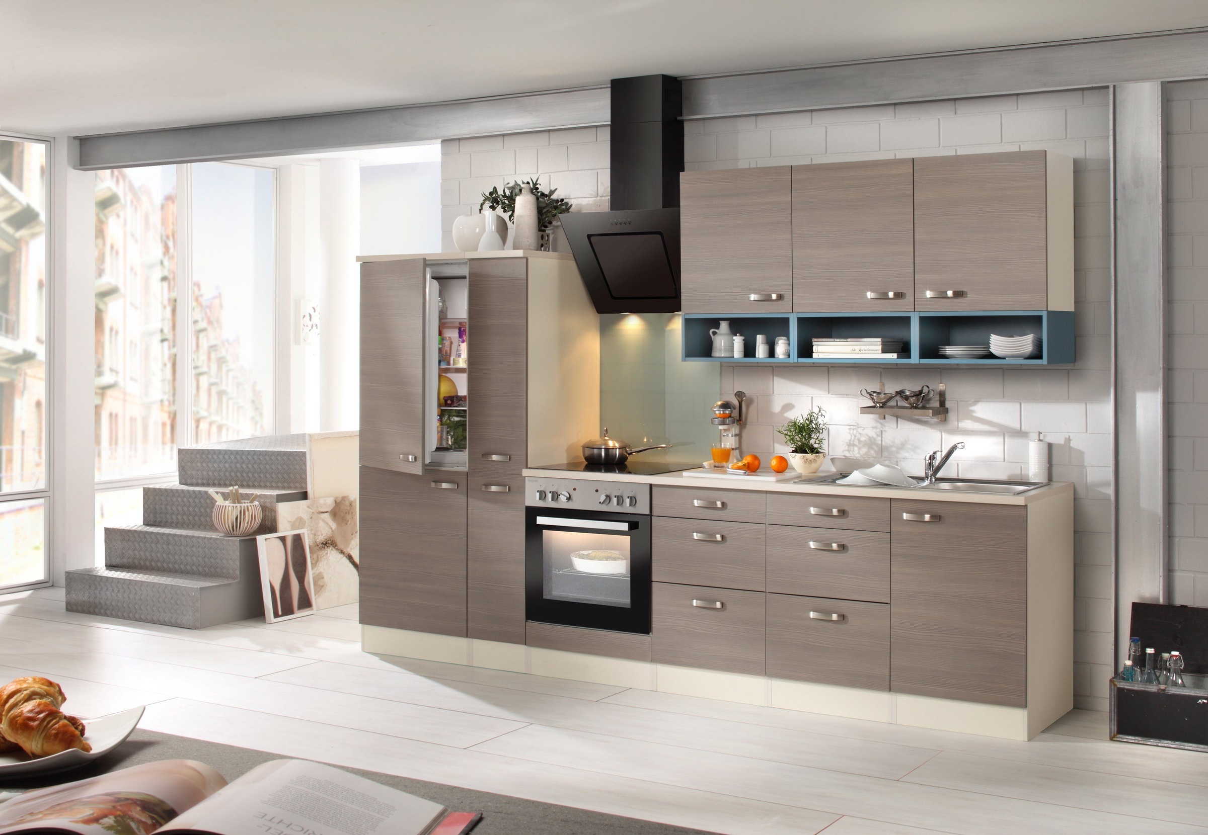 OPTIFIT Küchenzeile »Vigo«, mit E-Geräten, 310 cm bequem kaufen Breite