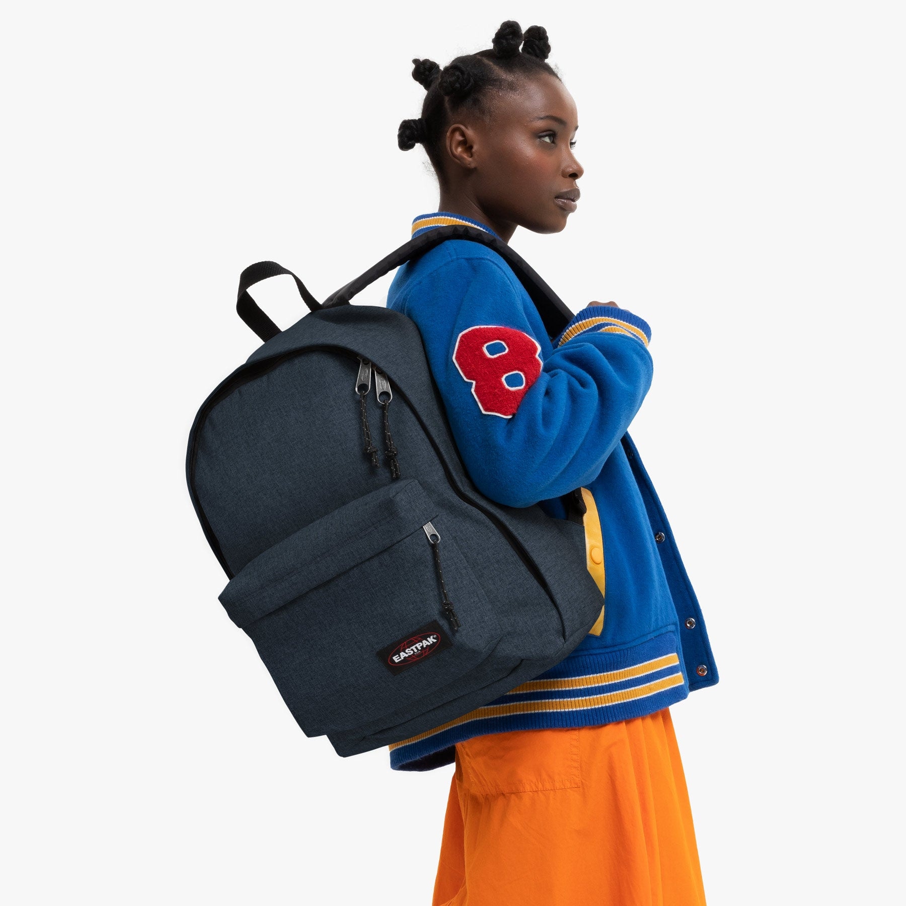 Eastpak Freizeitrucksack »OUT OF OFFICE« Unisex Schulrucksack, Businessrucksack mit Logo-Aufnäher