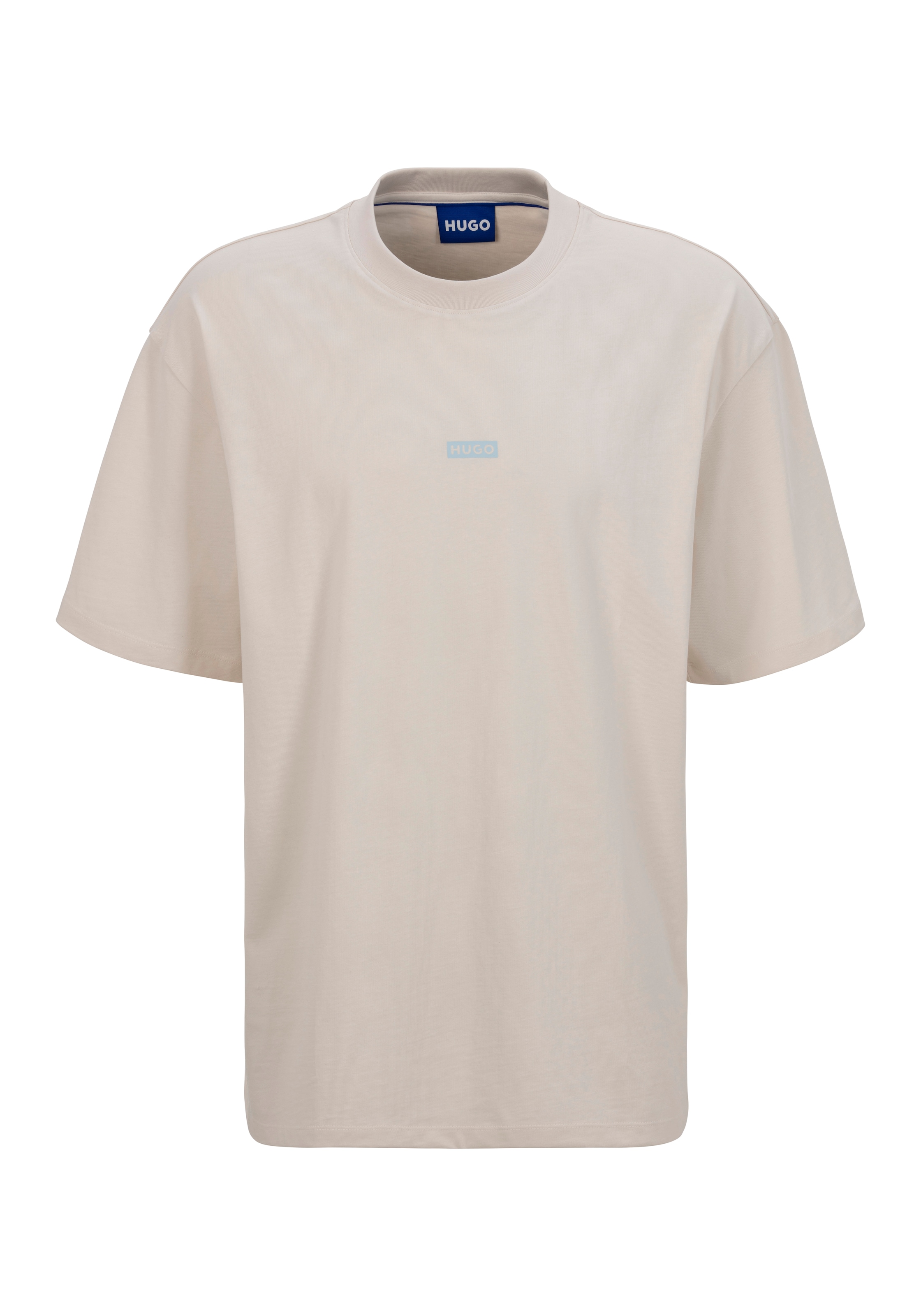 HUGO Blue T-Shirt »Nalono«, mit Logodruck, Oversized Look mit Backprint