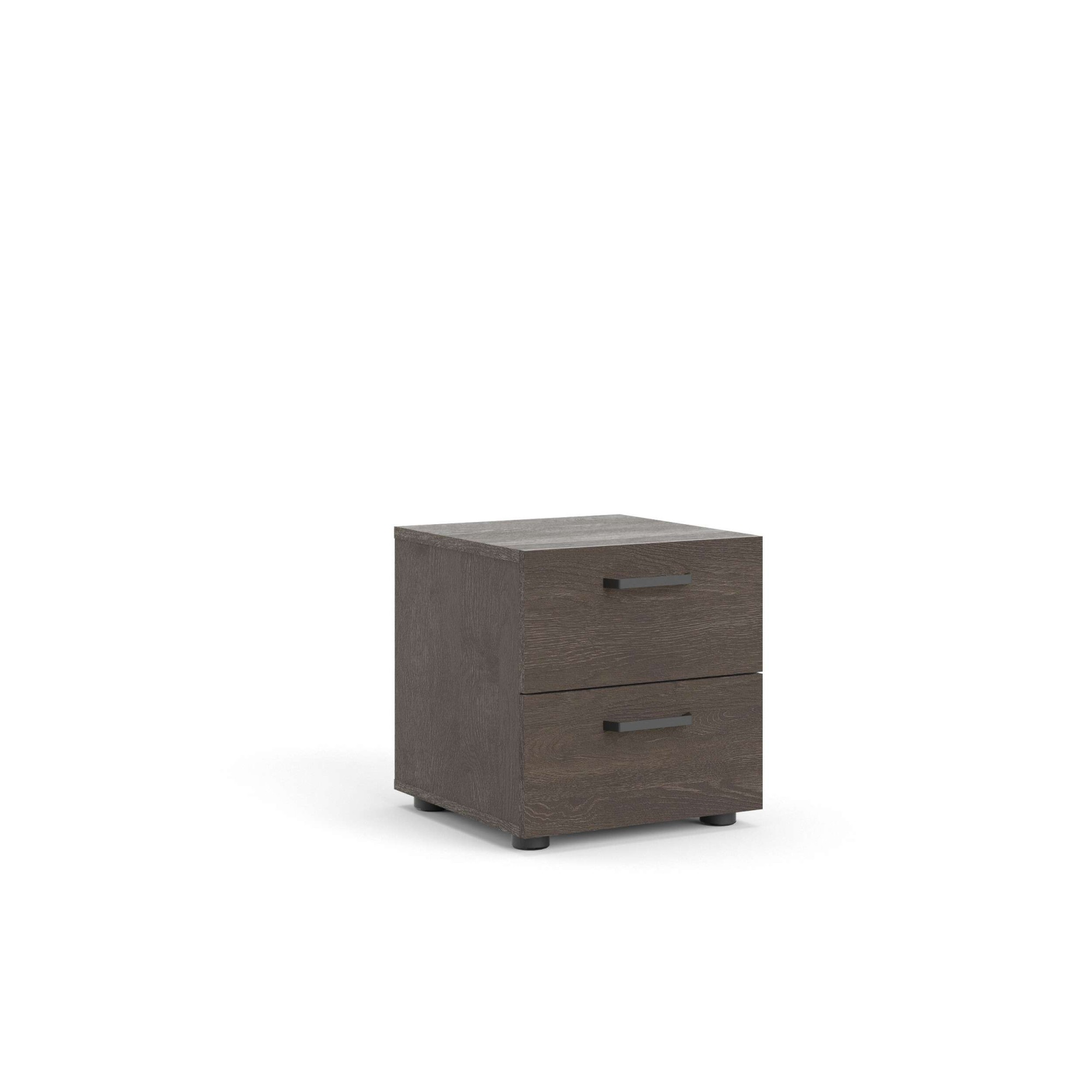 INOSIGN Nachtkommode »Dallas, Nachtschrank, Beistelltisch«, Nachttisch, 2 Schubladen und Metallgriffen, Breite 40 cm, Höhe 42 cm
