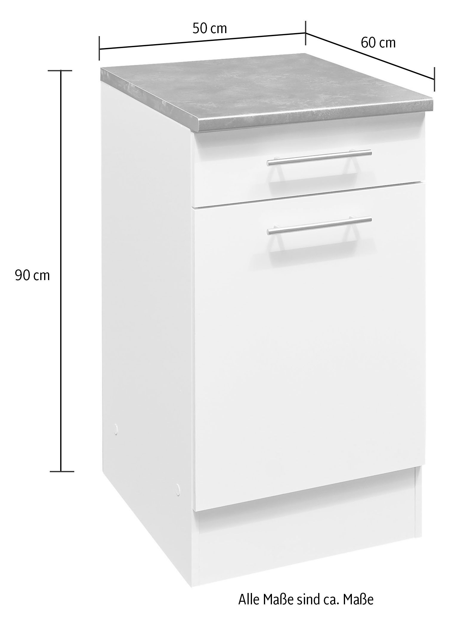 BASIC by Balculina Unterschrank »Eddy«, Breite 50 cm