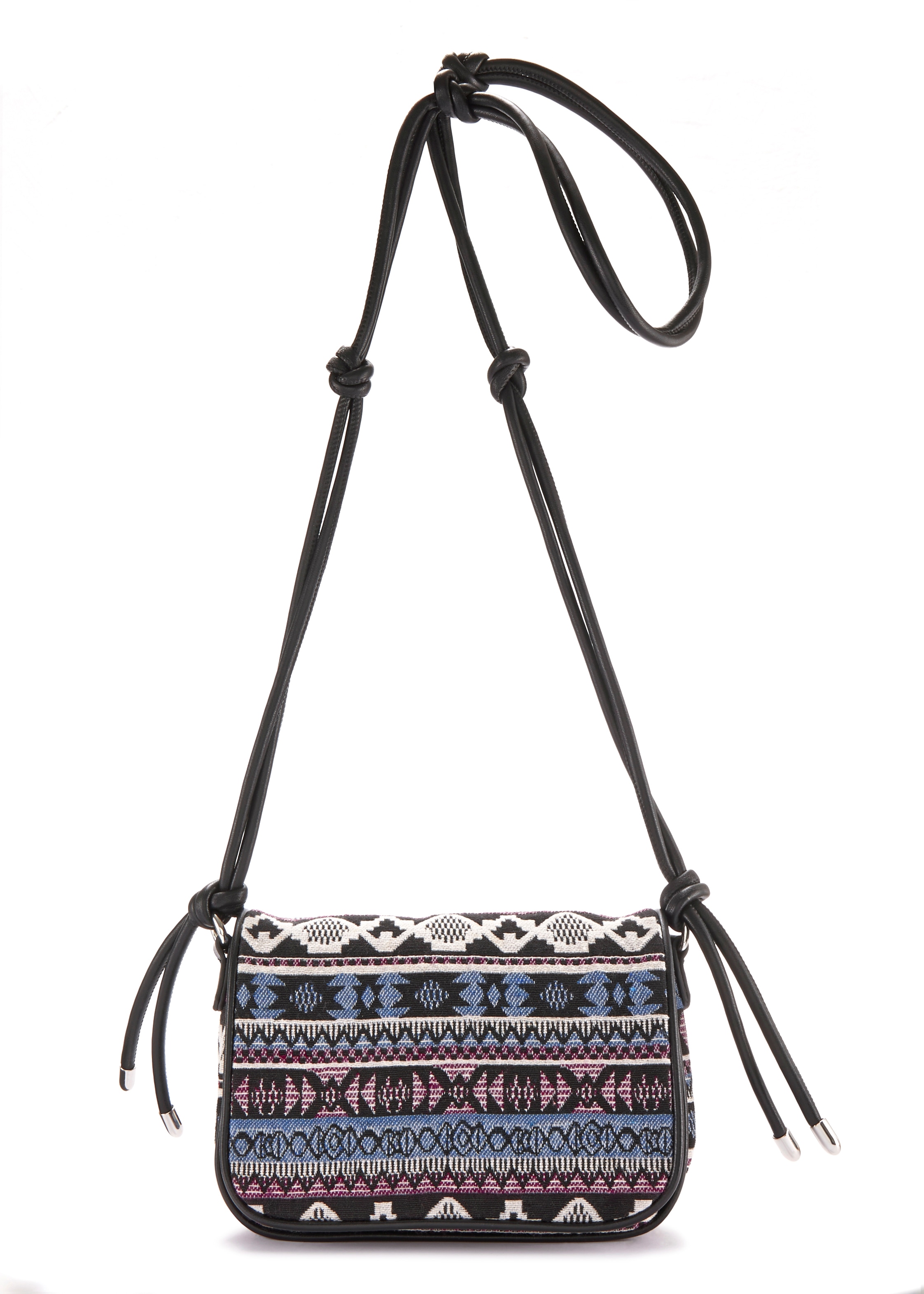 LASCANA Umhängetasche, Minibag, Handtasche im Ethno Look, Crossbody Bag VEGAN