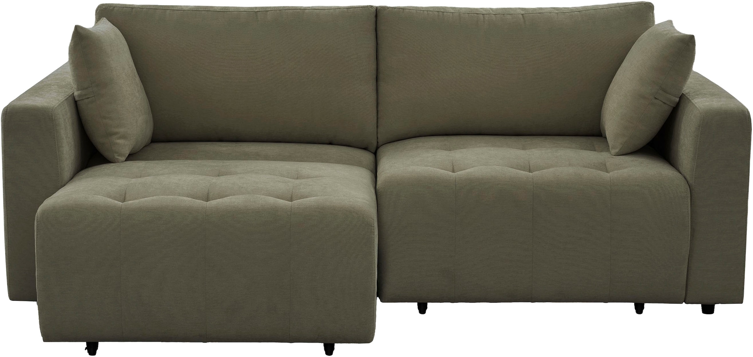 OTTO home 2,5-Sitzer »ELIANN , 209 cm - elektrisches Schlafsofa« mit USB A/C-Anschluss. Federkern, Webstoff
